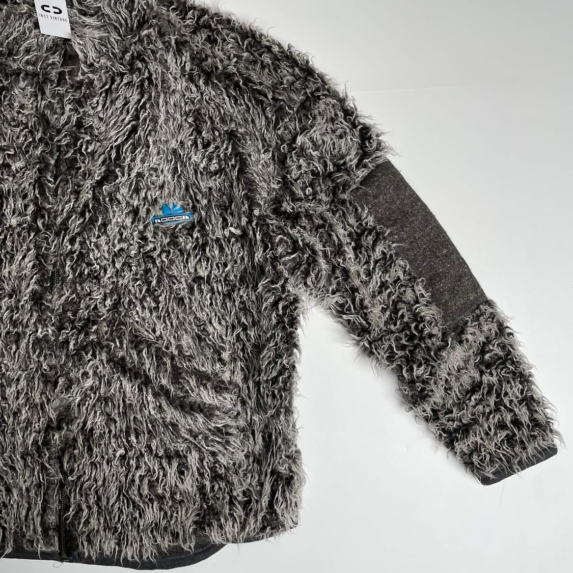 Hooch hardware mixed fibres 퍼 집업 후드 자켓 상품이미지5