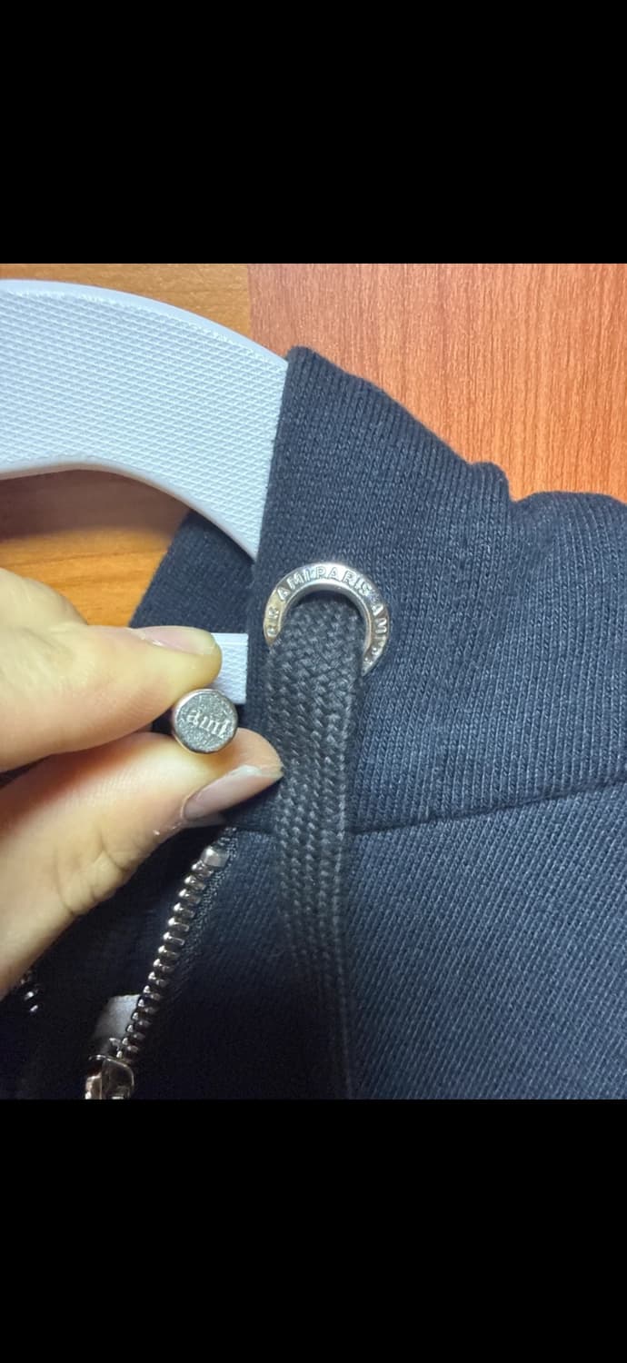 아미 블랙 후드집업 m 상품이미지2