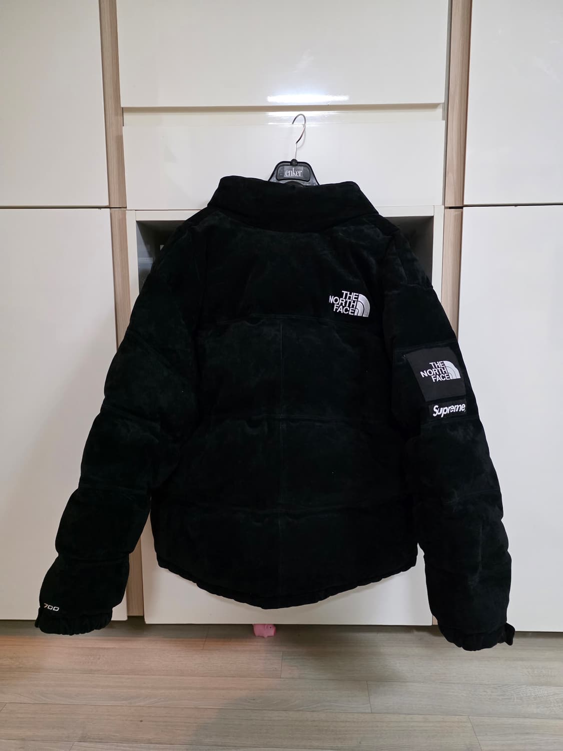 슈프림 노스페이스 스웨이드 눕시 M 상품이미지2