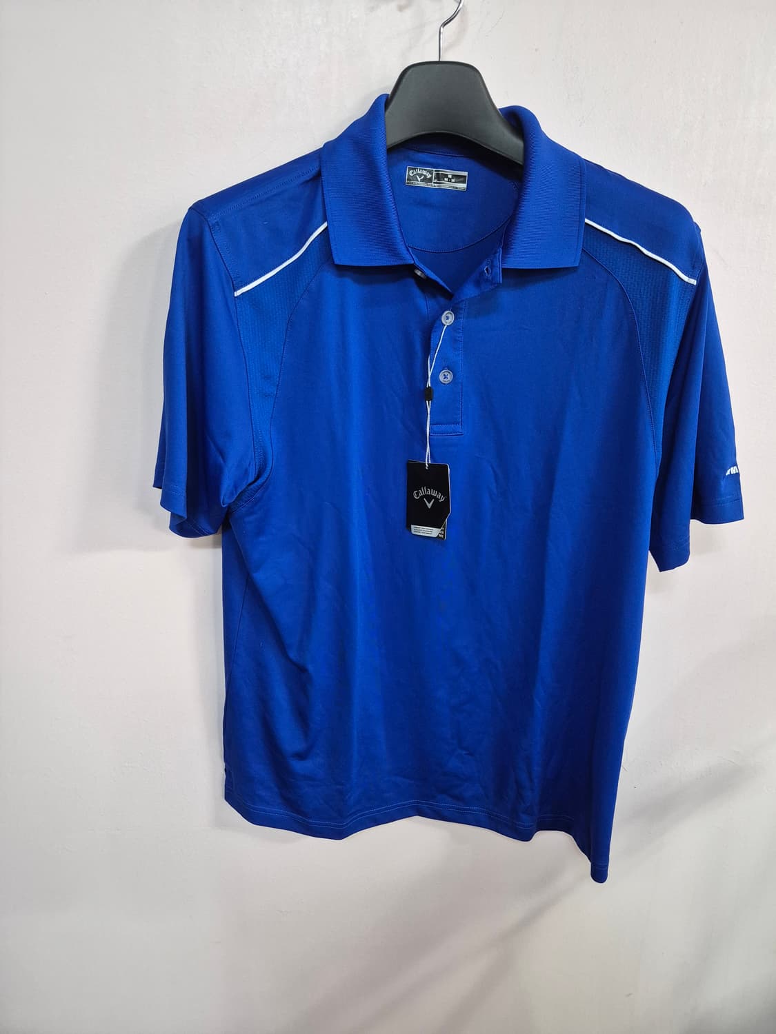 캘러웨이 블루 반팔 카라 티셔츠 상품이미지2