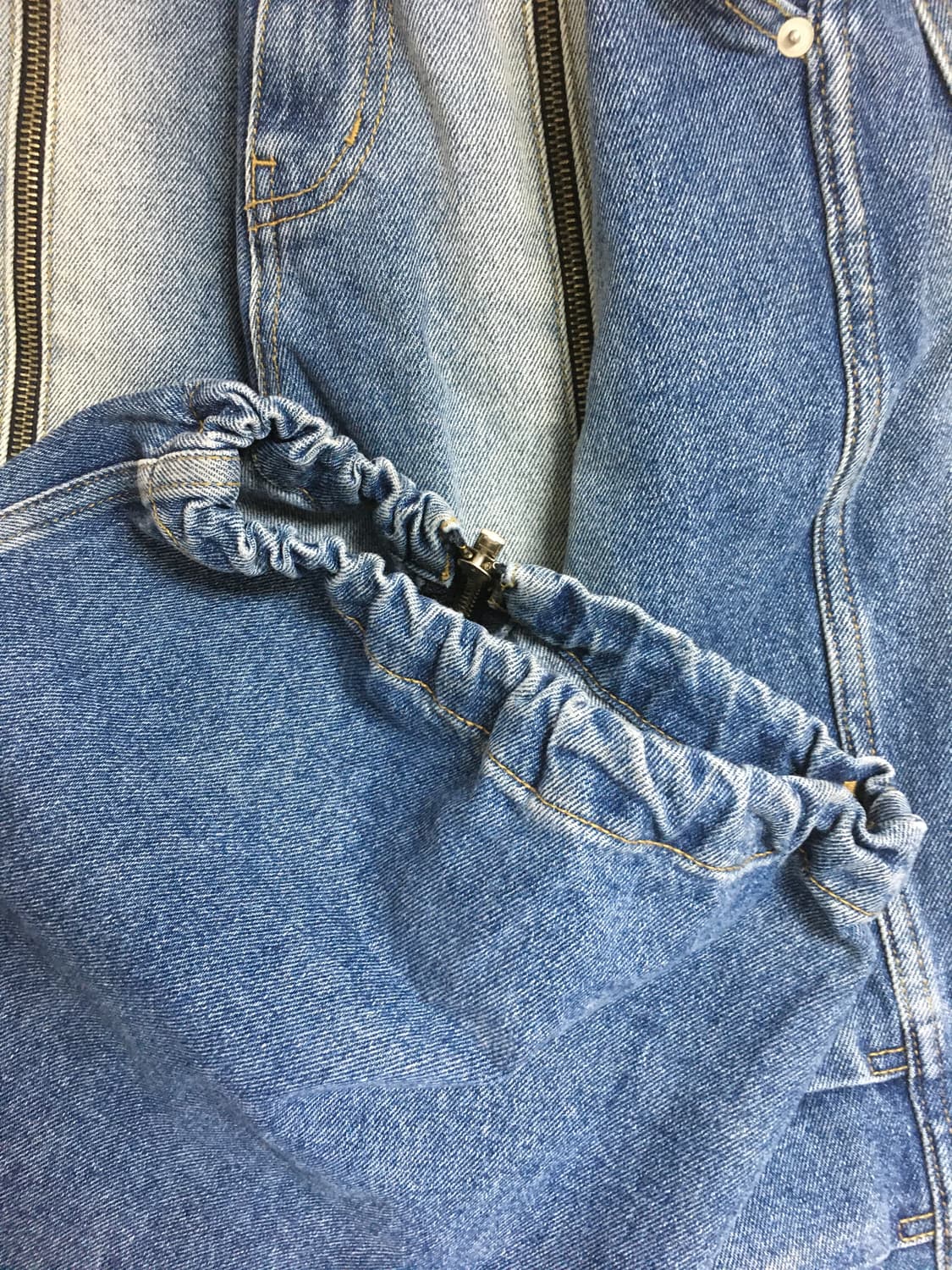 [이우가마카라스] Long Zipper Denim Pants 데님팬츠 상품이미지3