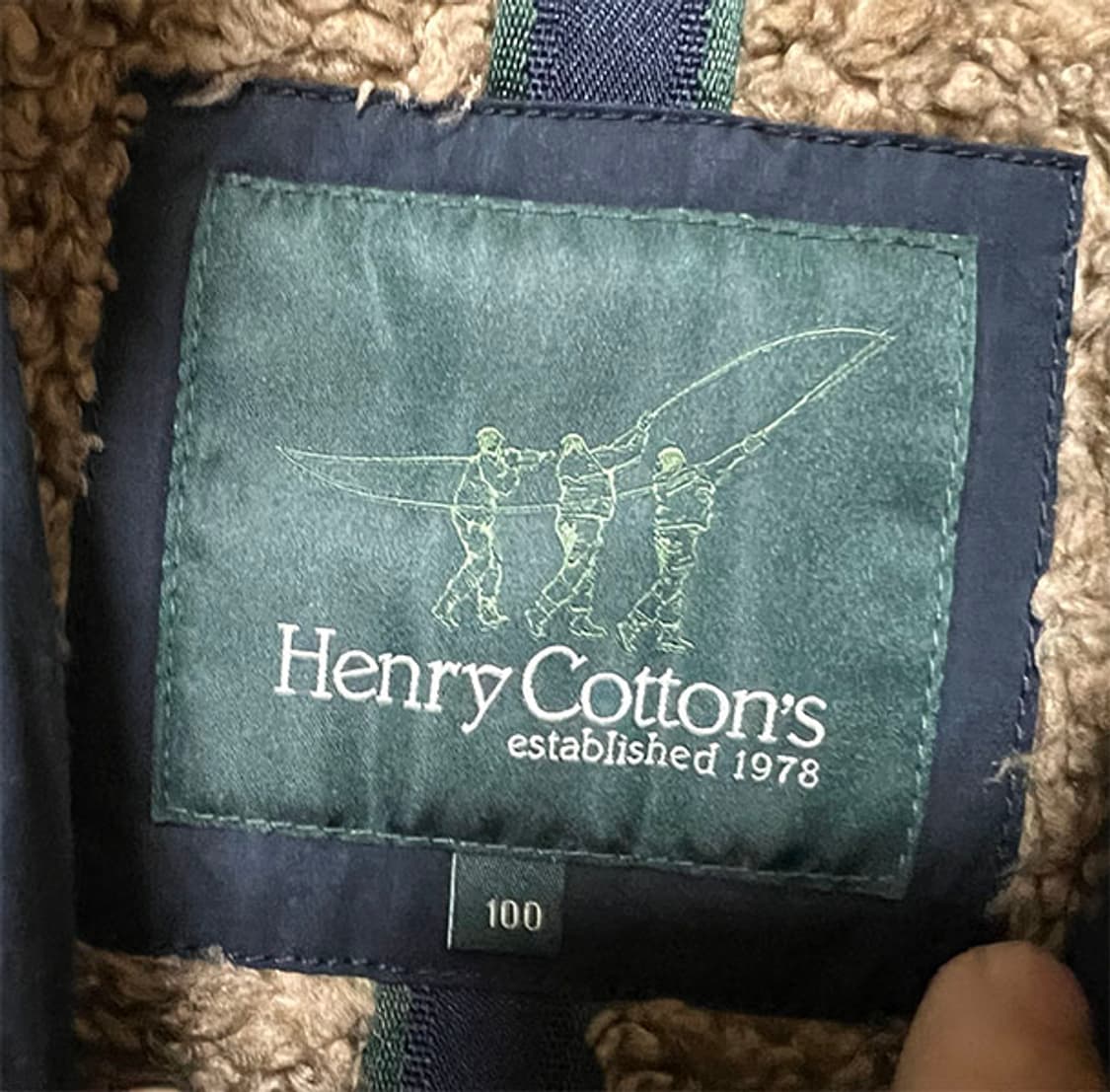 헨리코튼 양털 파일럿코트 덕다운 캐주얼 패딩 L 100  상품이미지3