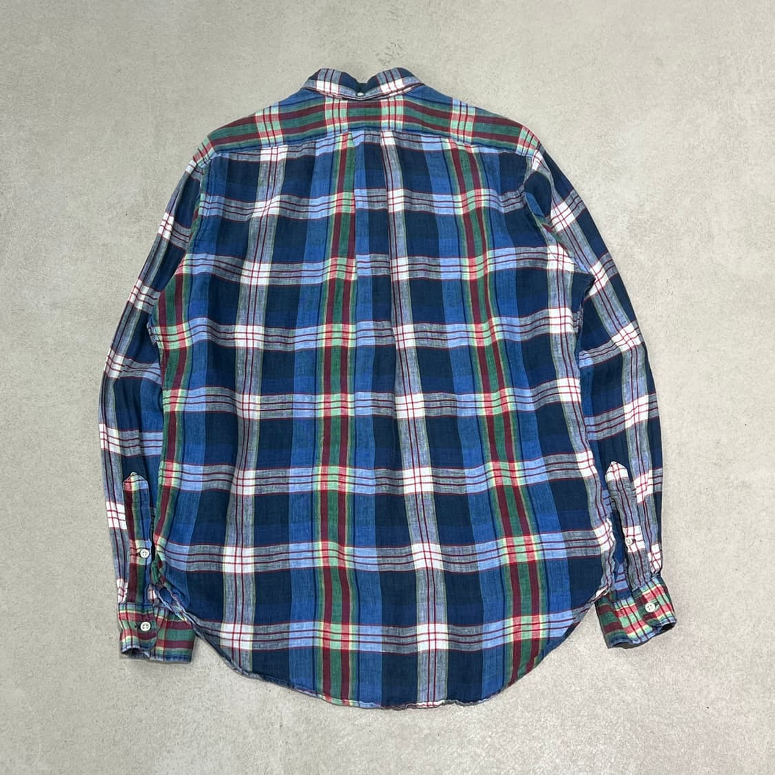 폴로 랄프로렌 린넨 체크셔츠 s09889 상품이미지2