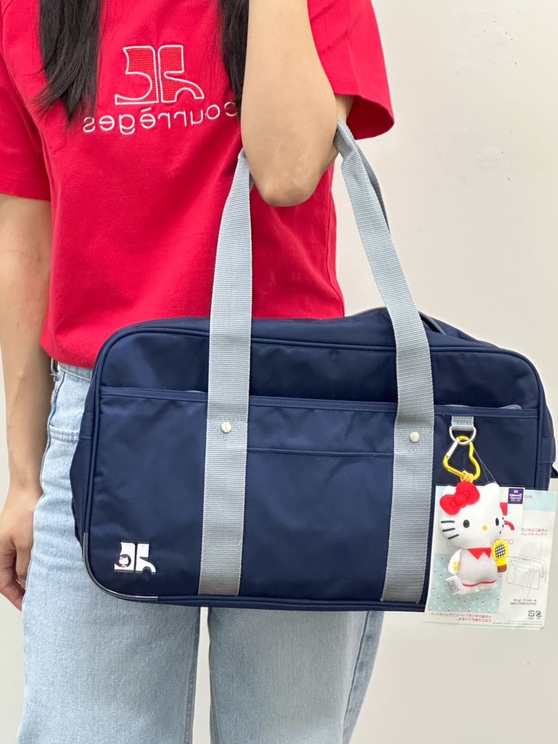 [새상품] courreges / 꾸레쥬 x 헬로키티 콜라보 숄더백  상품이미지10