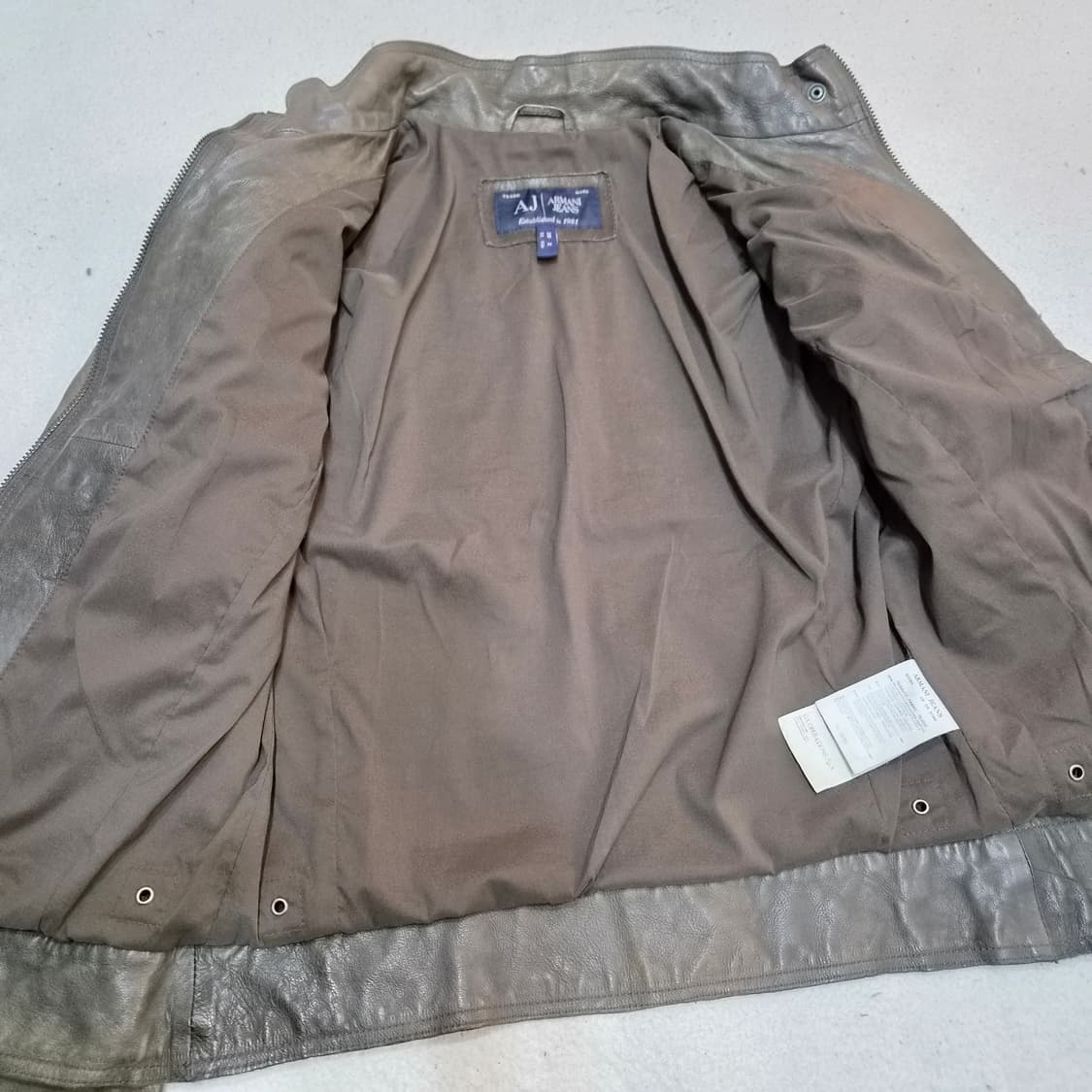 아르마니진 가죽자켓M 상품이미지7