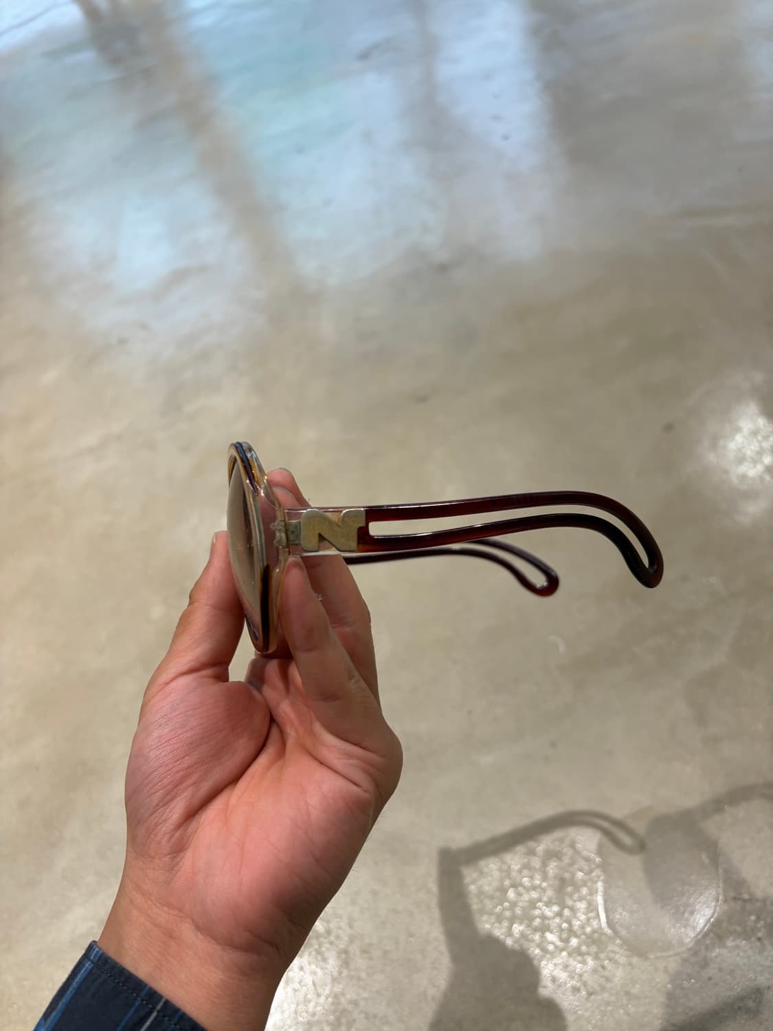 70s NINA RICCI  Butterfly Sunglasses 상품이미지4