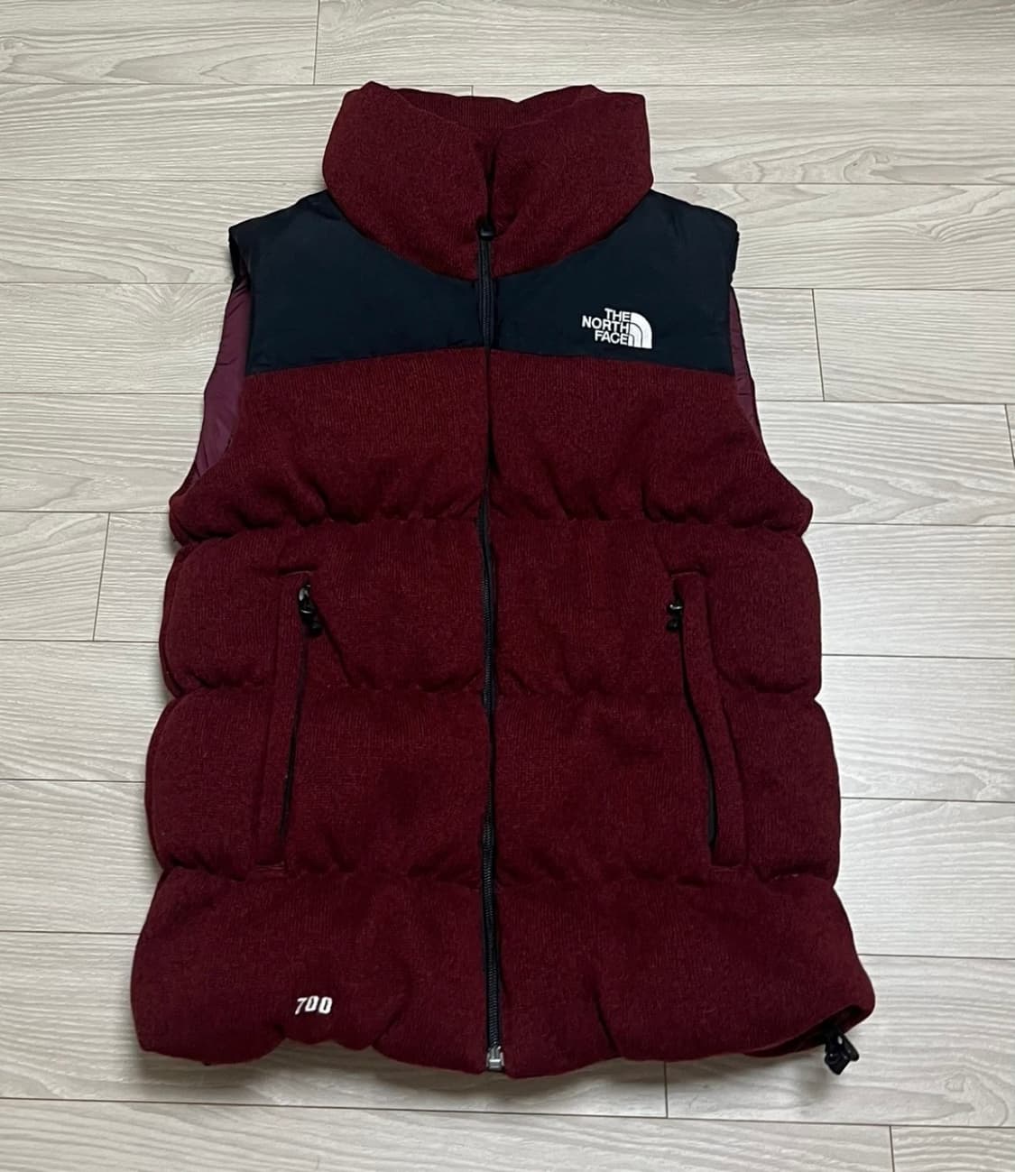  (정품) 노스페이스 700 니트 패딩 조끼 상품이미지1