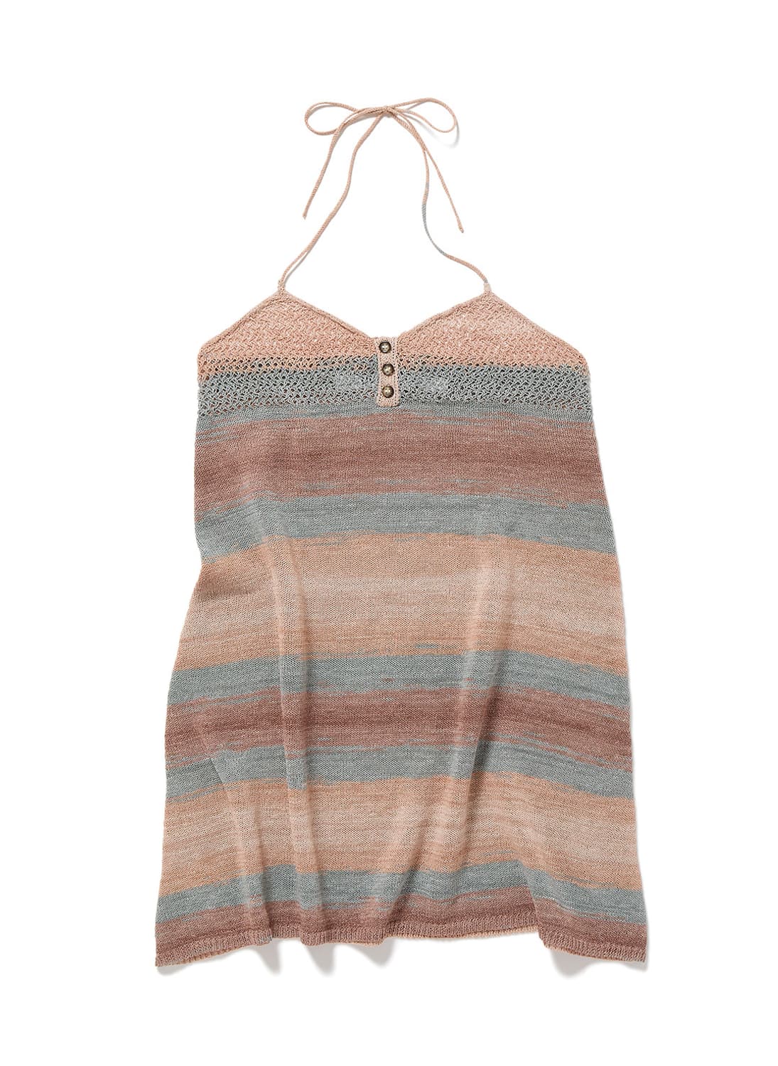 [F]퍼버즈 26ss 멀티 컬러 니트 원피스/베이지 상품이미지4