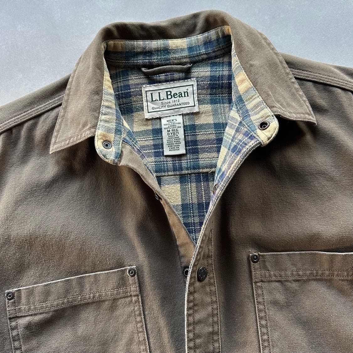 [L]엘엘빈 L.L.Bean 캔버스 블랭크 워크 셔츠 자켓 상품이미지9