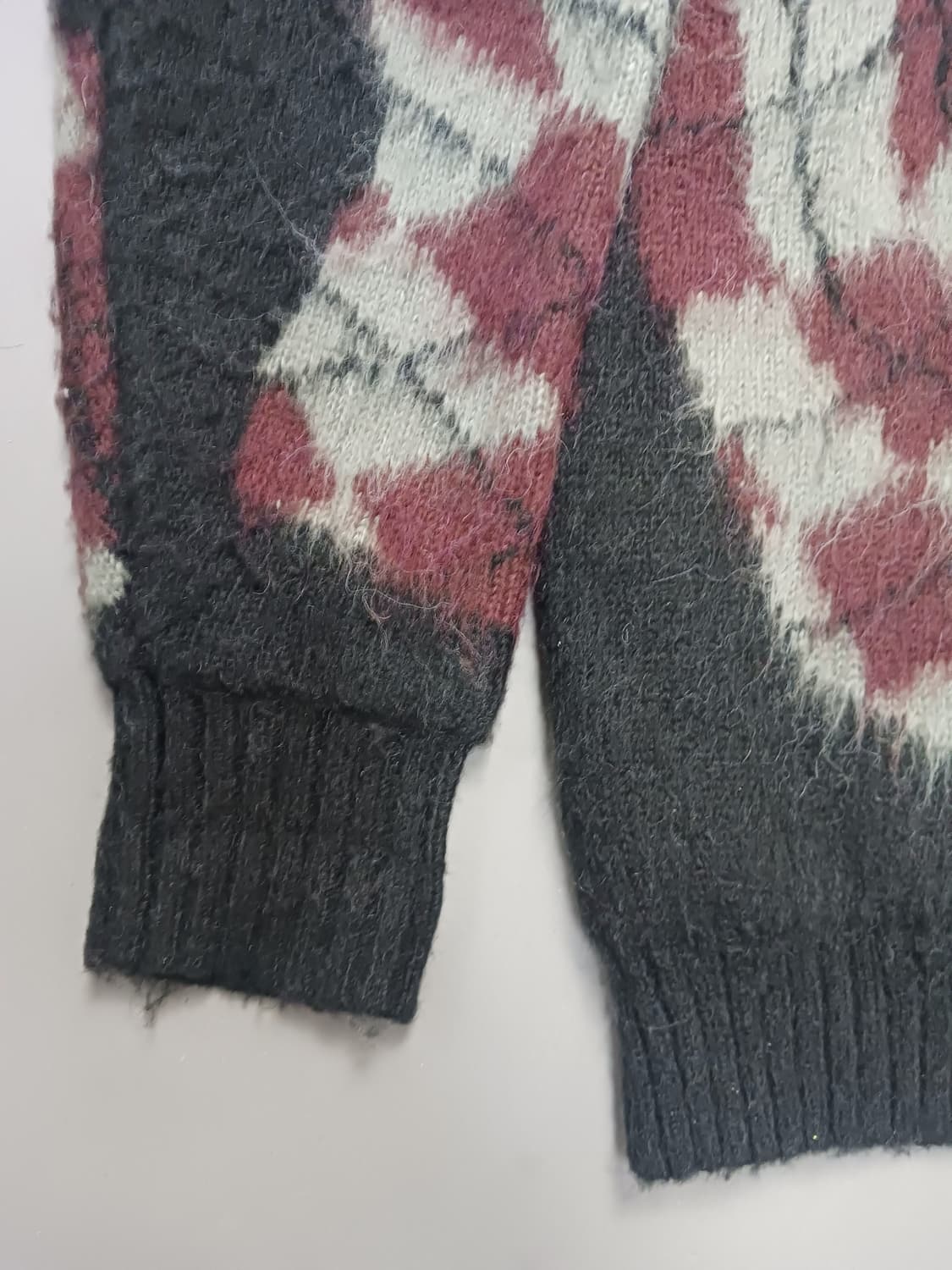 [M] 글랙 마블 아가일 풀오버 니트 상품이미지3