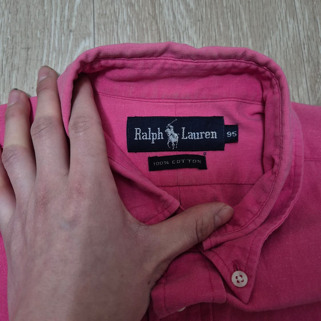 폴로 랄프로렌 스몰포니 코튼 반팔셔츠 M(95) 상품이미지5