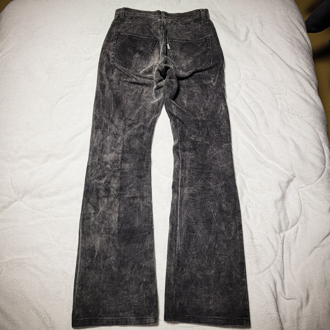 '00s iimK Pure Black Ice Wash Flare Deni 상품이미지3