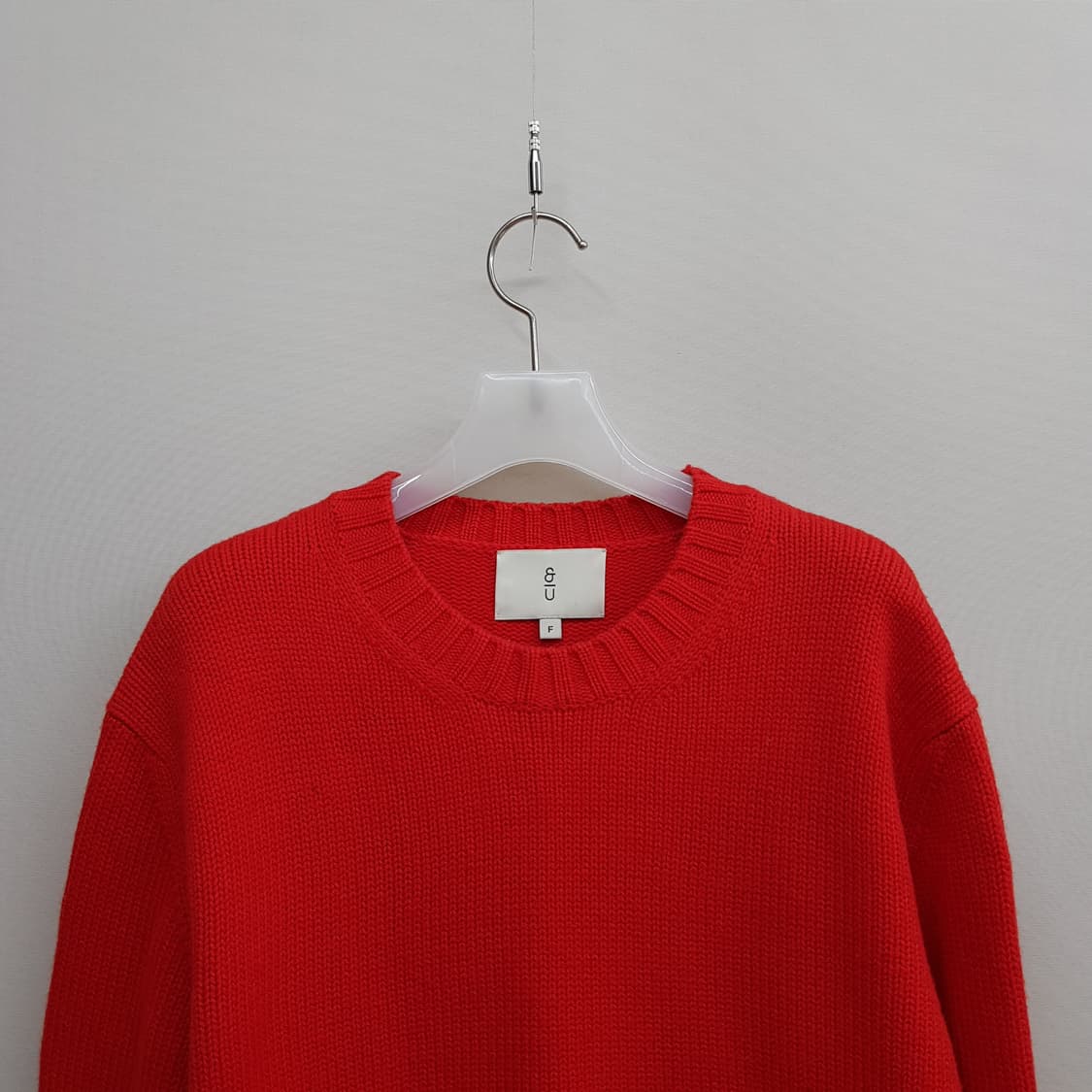 ANDYOU 앤유  울 100%  크루넥 니트 F사이즈 상품이미지2