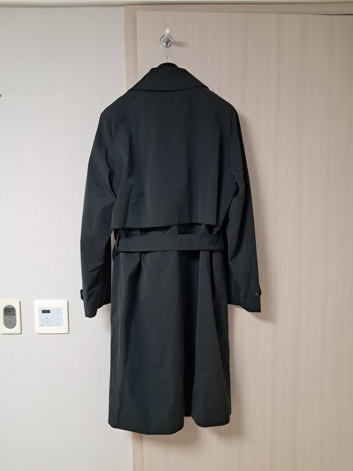 지이크 파렌하이트 블랙 트렌치 코트 (100 / 새상품) 상품이미지2
