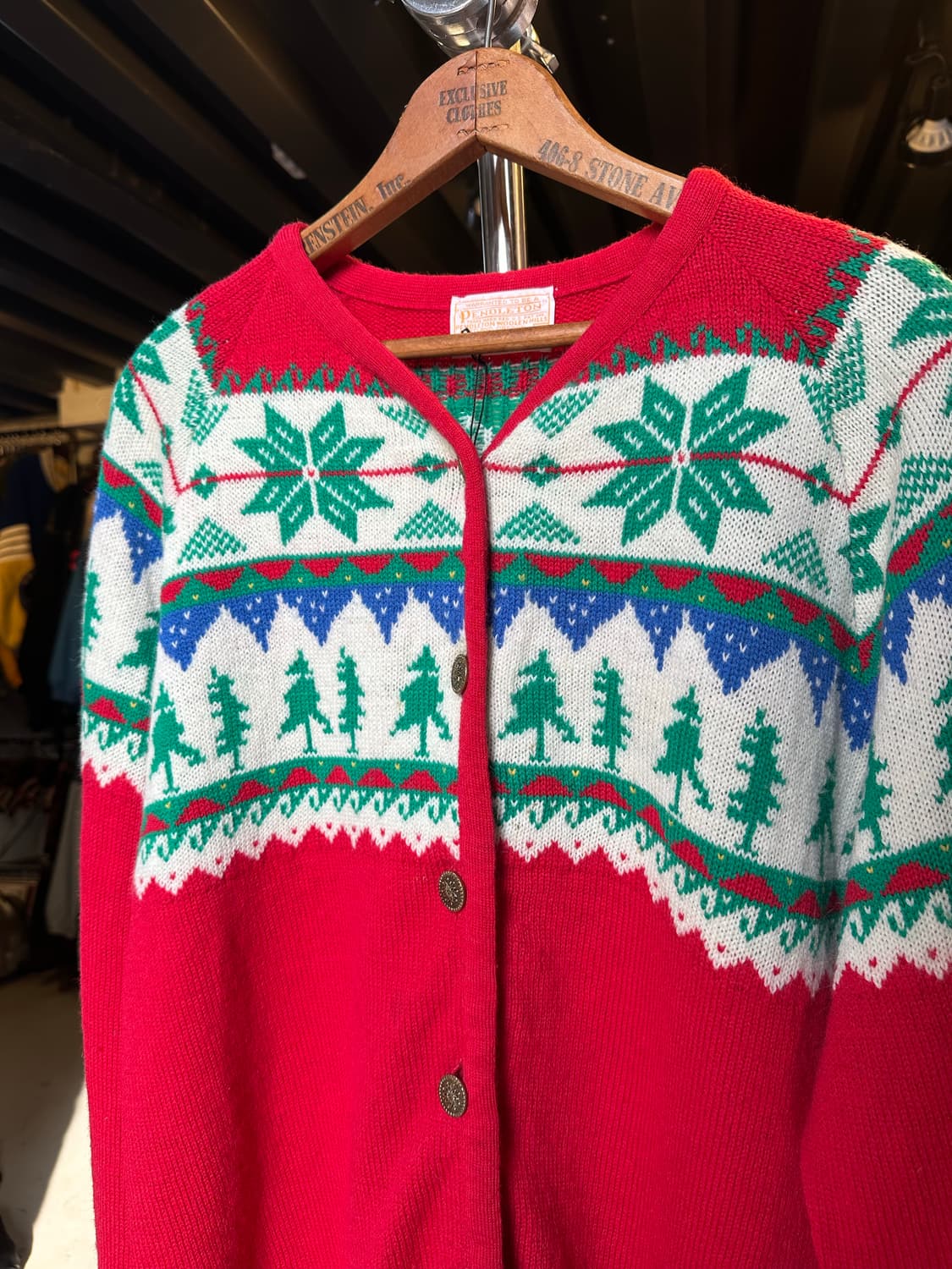 70-80s 펜들턴  Virgin Wool 가디건 made in usa 상품이미지4