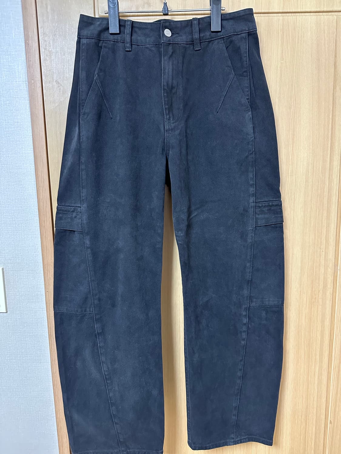 파브레가 월터 커브드 패널 팬츠 블랙 1사이즈 상품이미지1