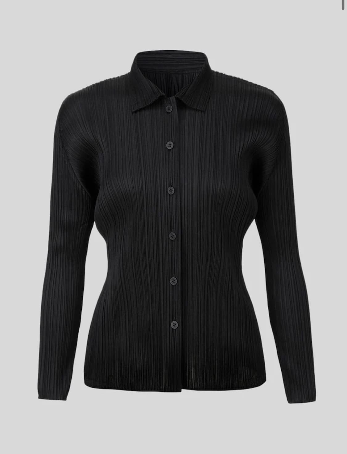 플리츠플리즈 베이직 셔츠 블랙 5 상품이미지1