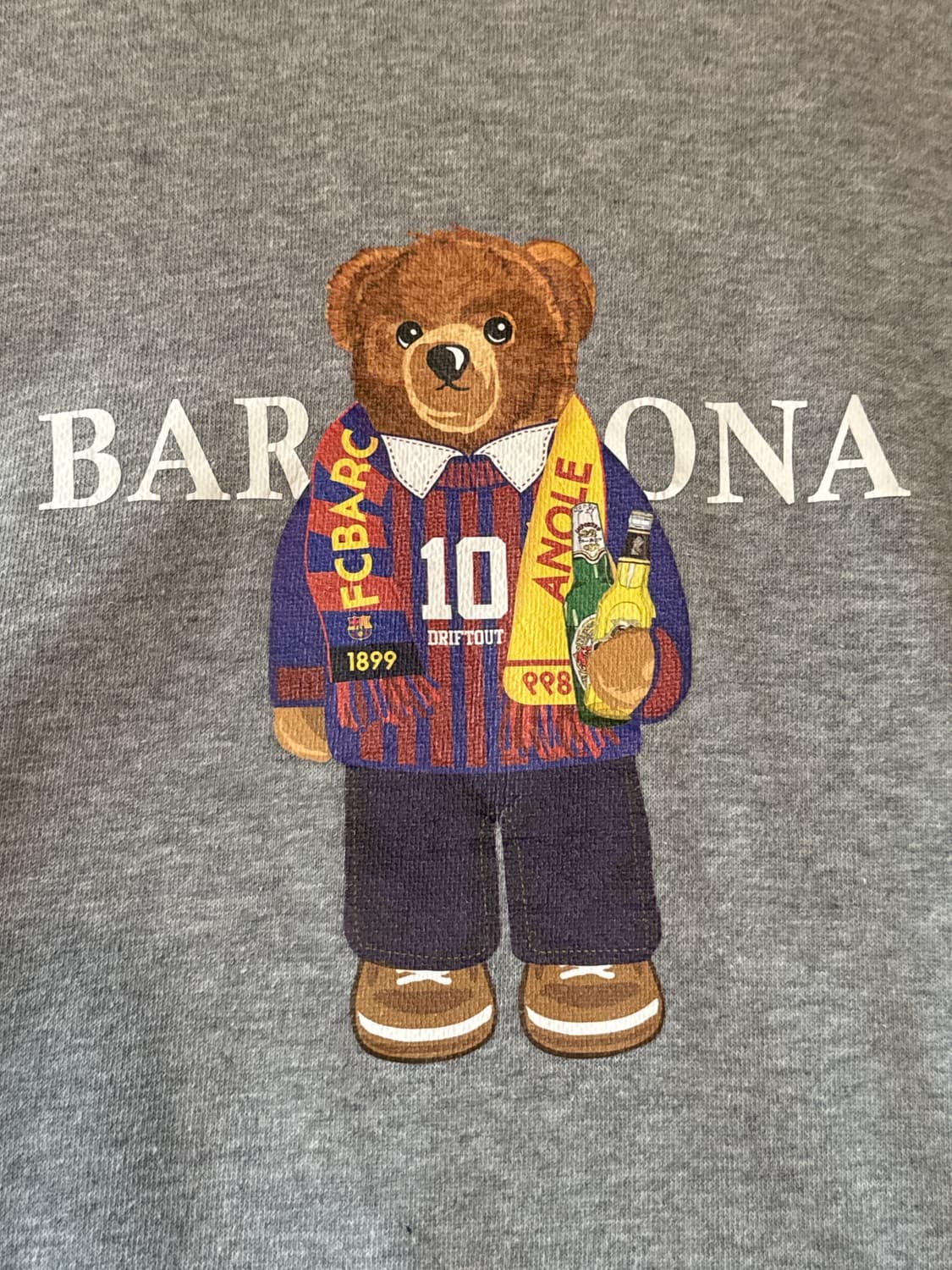 바르셀로나 곰돌이 후드티 / Barcelona 상품이미지2