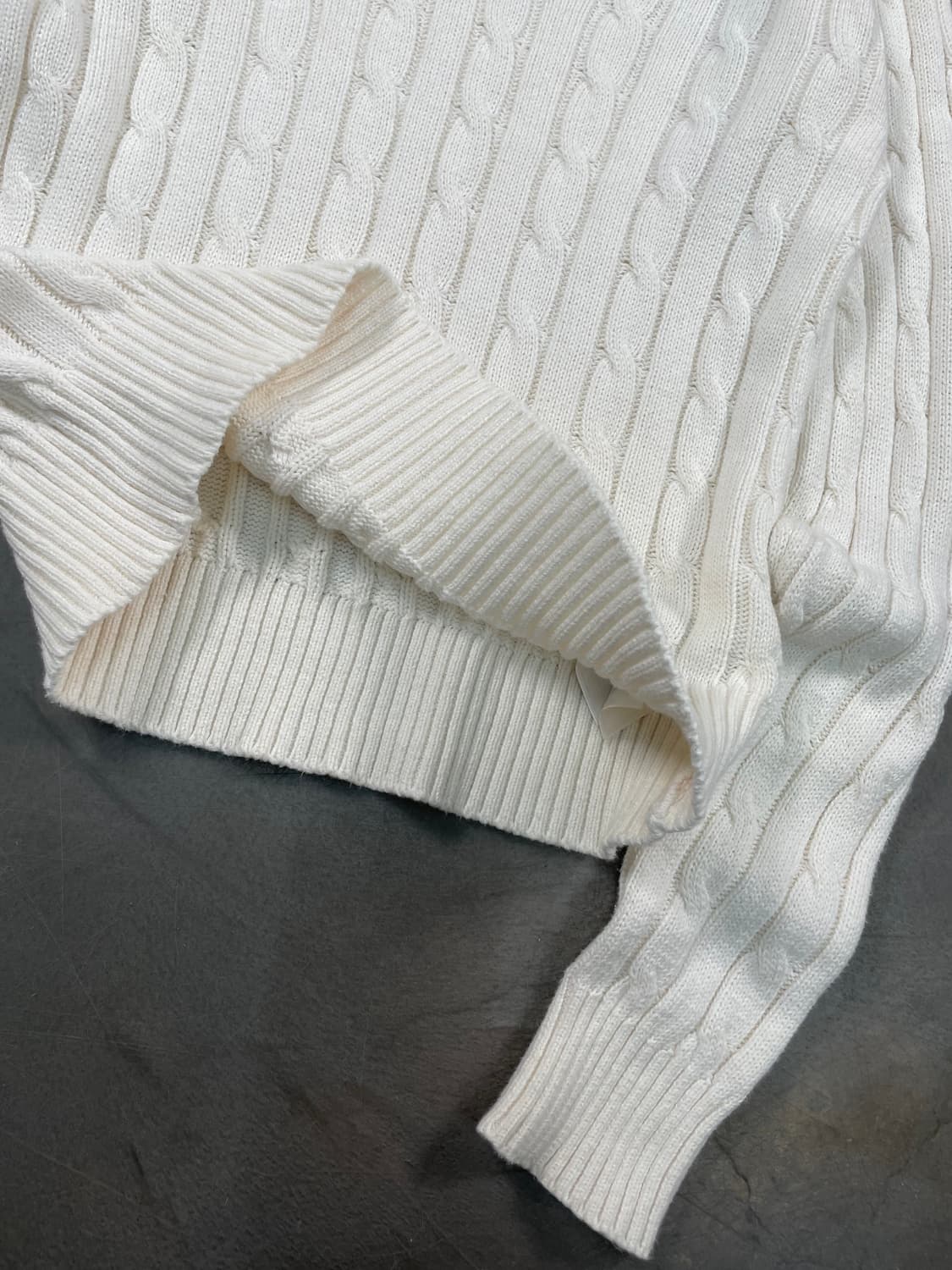 폴로 우먼즈 브이넥 니트 상품이미지3