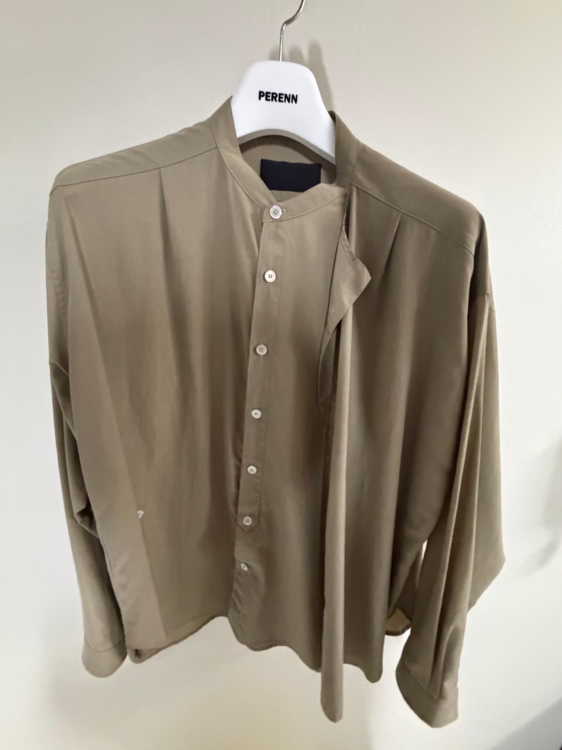 무명 더블 레이어드 랩 베이지  상품이미지1