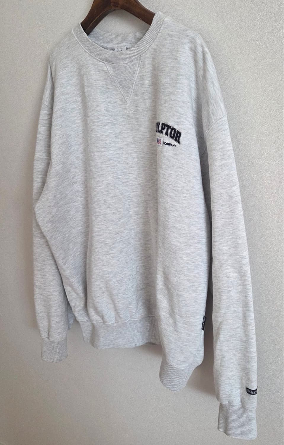 스컬프터 맨투맨 L 회색(남녀공용) 상품이미지2