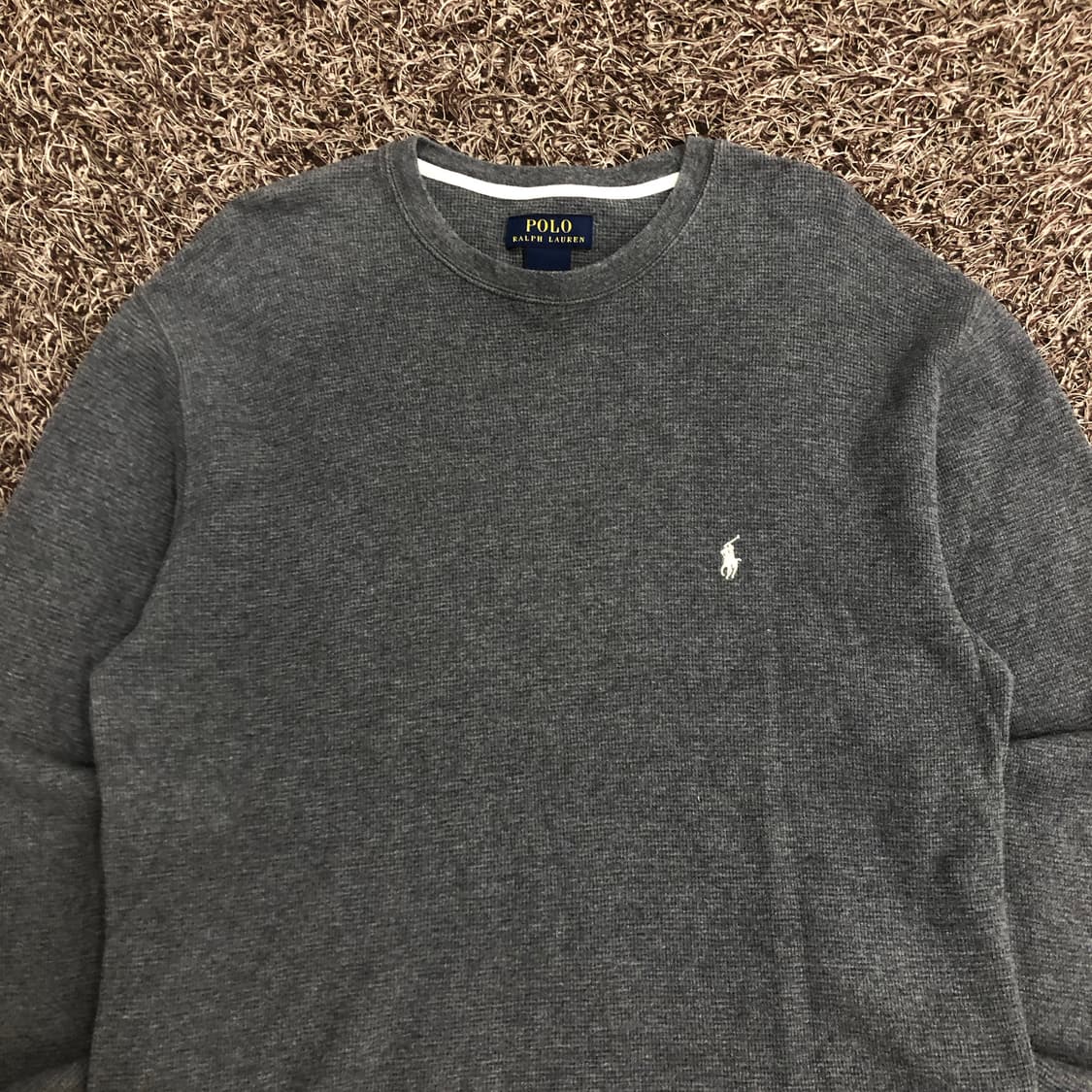 폴로 랄프로렌 와플 롱슬리브 긴팔 티셔츠 상품이미지3