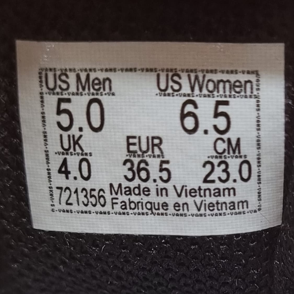 반스 올드스쿨 컴피쿠시 블랙 스니커즈230 상품이미지6