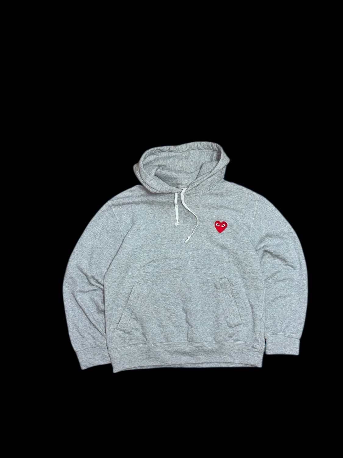 꼼데가르송 플레이 하트 그레이 후드티 ( 제니 후드티) 상품이미지1