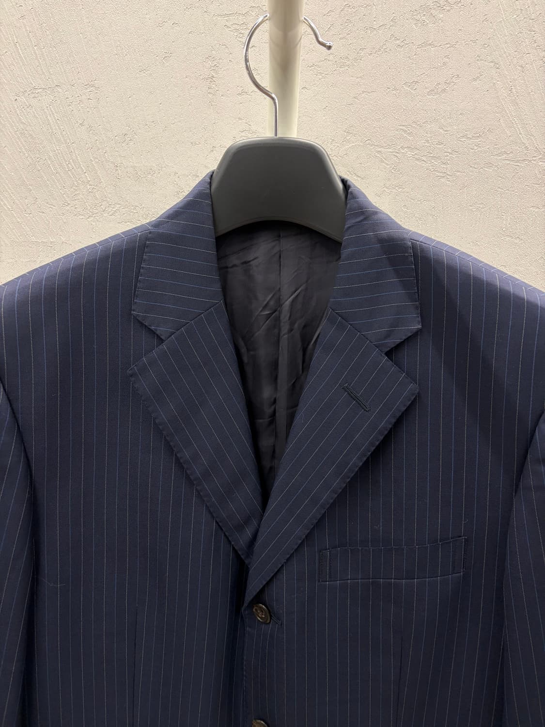 폴로 네이비 스트라이프 남성 자켓 S 상품이미지3