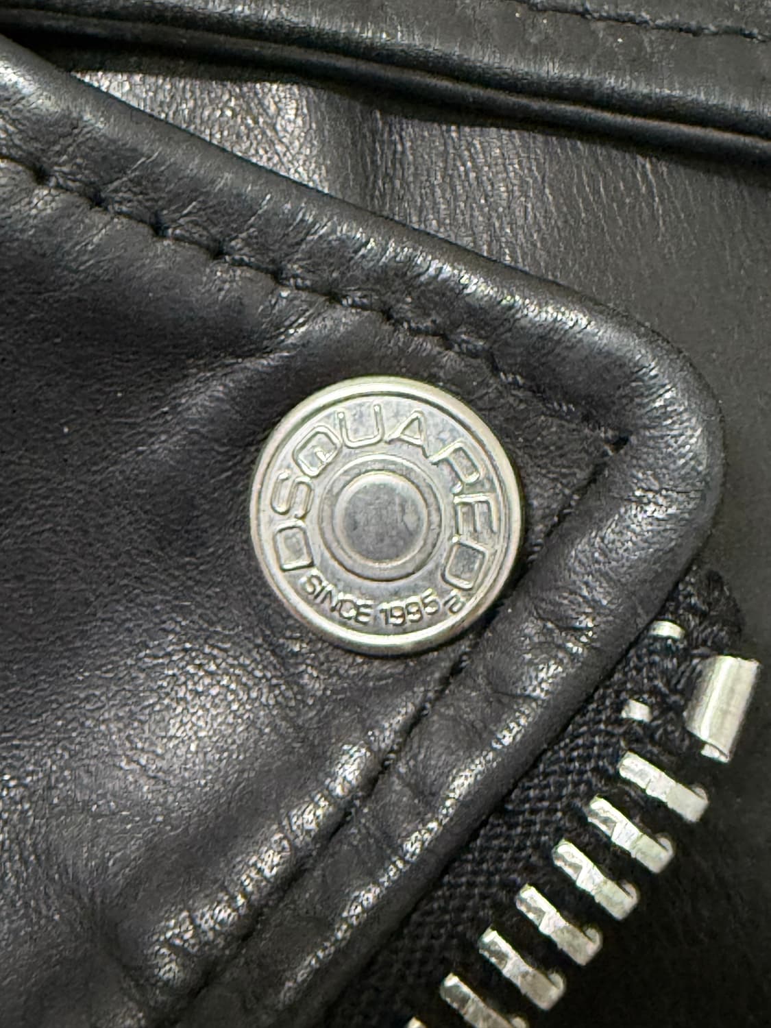 Dsquared2 카프스킨 레더 도킹 울 자켓🤟🏻 상품이미지6