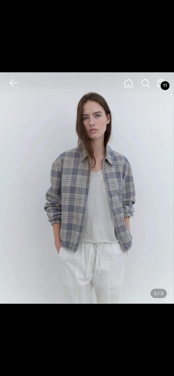 Lo61 Aoi Check Blouson 상품이미지2