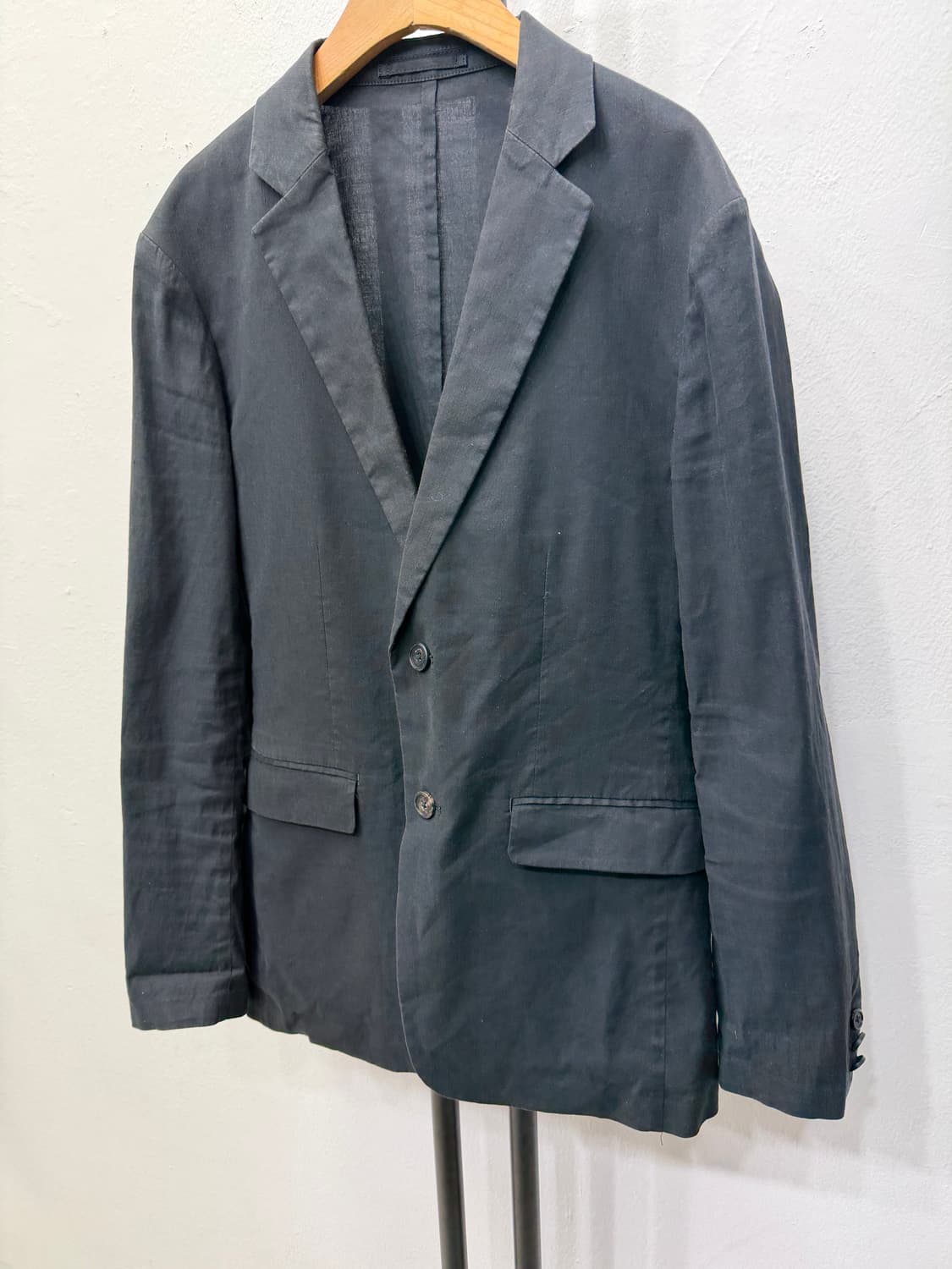 정품) 띠어리 여성 블랙 더블 버튼 자켓 38 상품이미지3