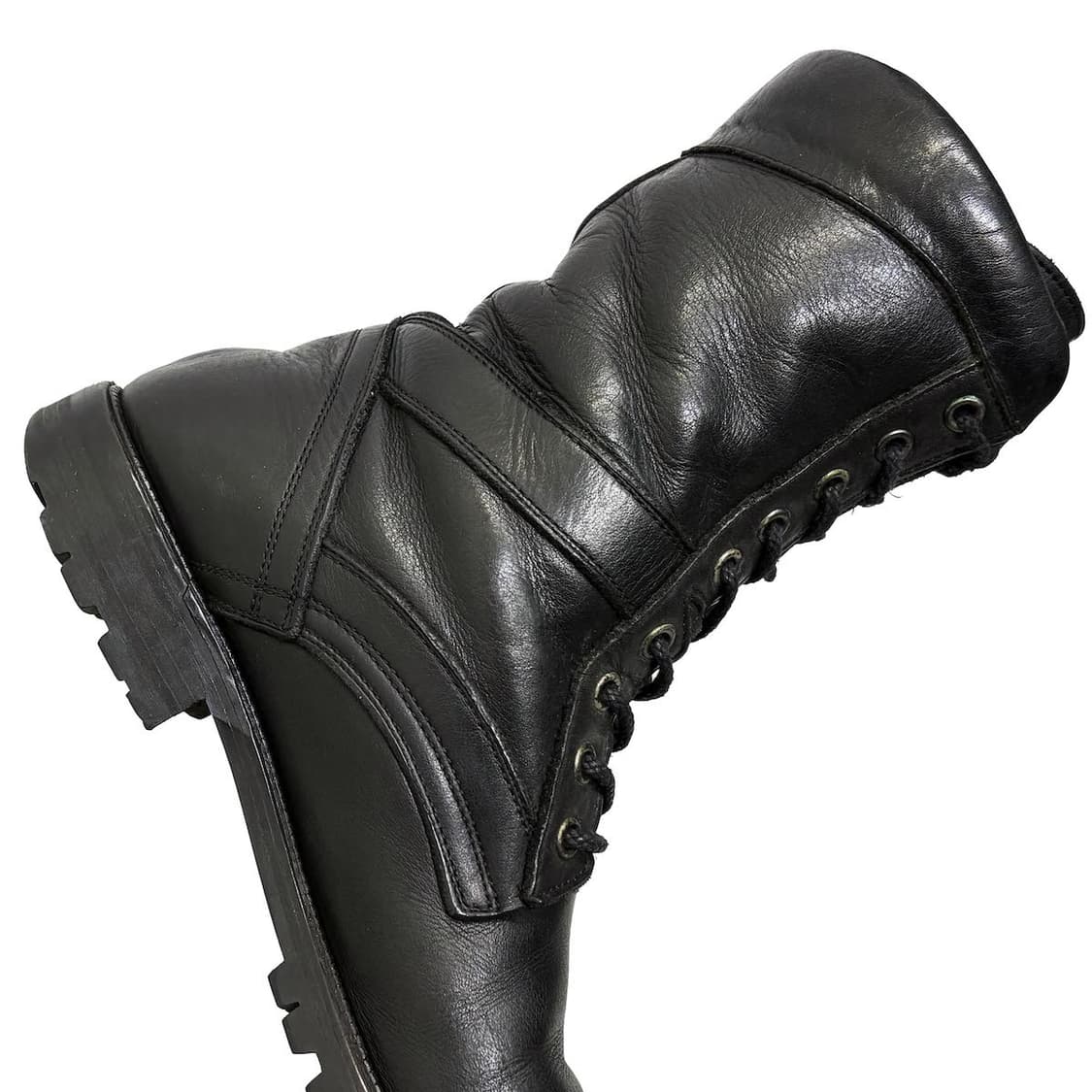 요지 야마모토 와이즈 가죽 레이스업 워크 부츠 255 상품이미지4