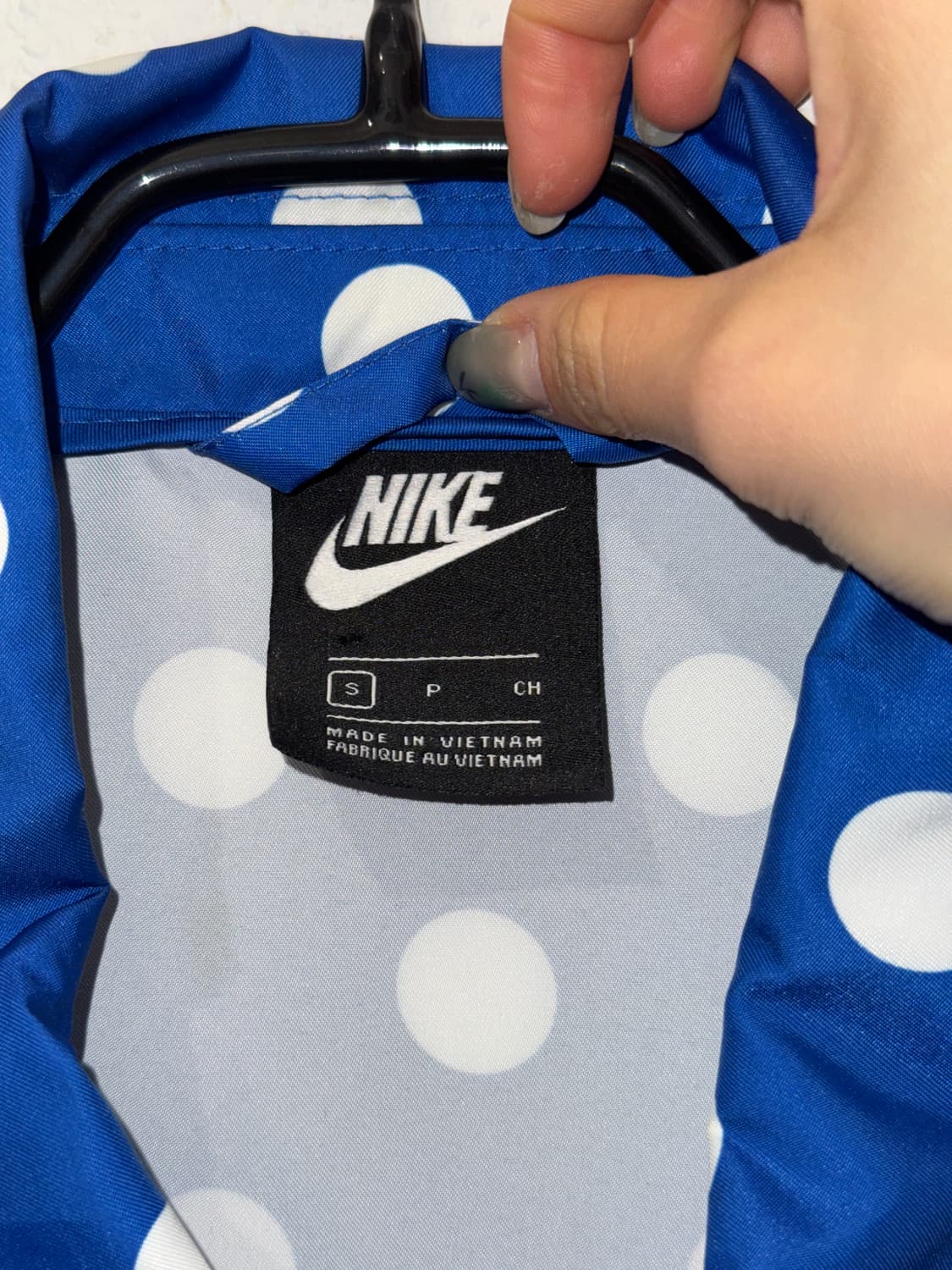 Nike 나이키 블루 도트 바람막이 상품이미지3