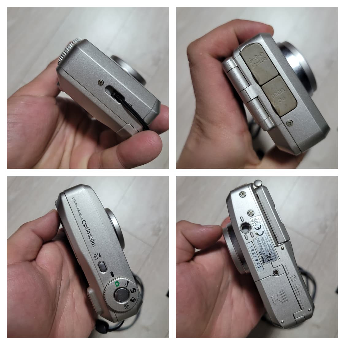 펜탁스 Optio 330GS 디지털카메라 + 64MB cf메모리 상품이미지4