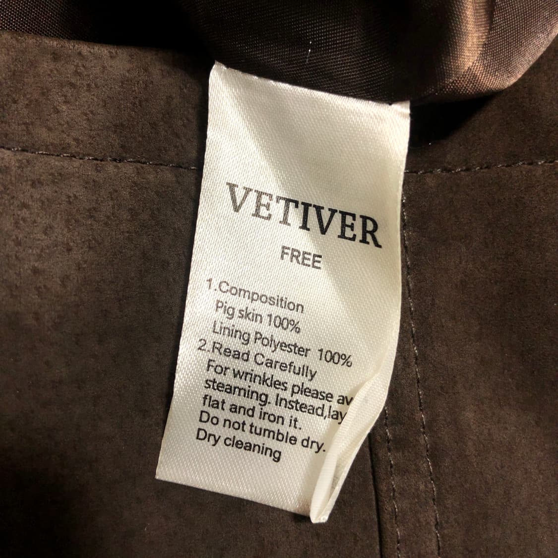 Vetiver 피그스킨 자켓  상품이미지8