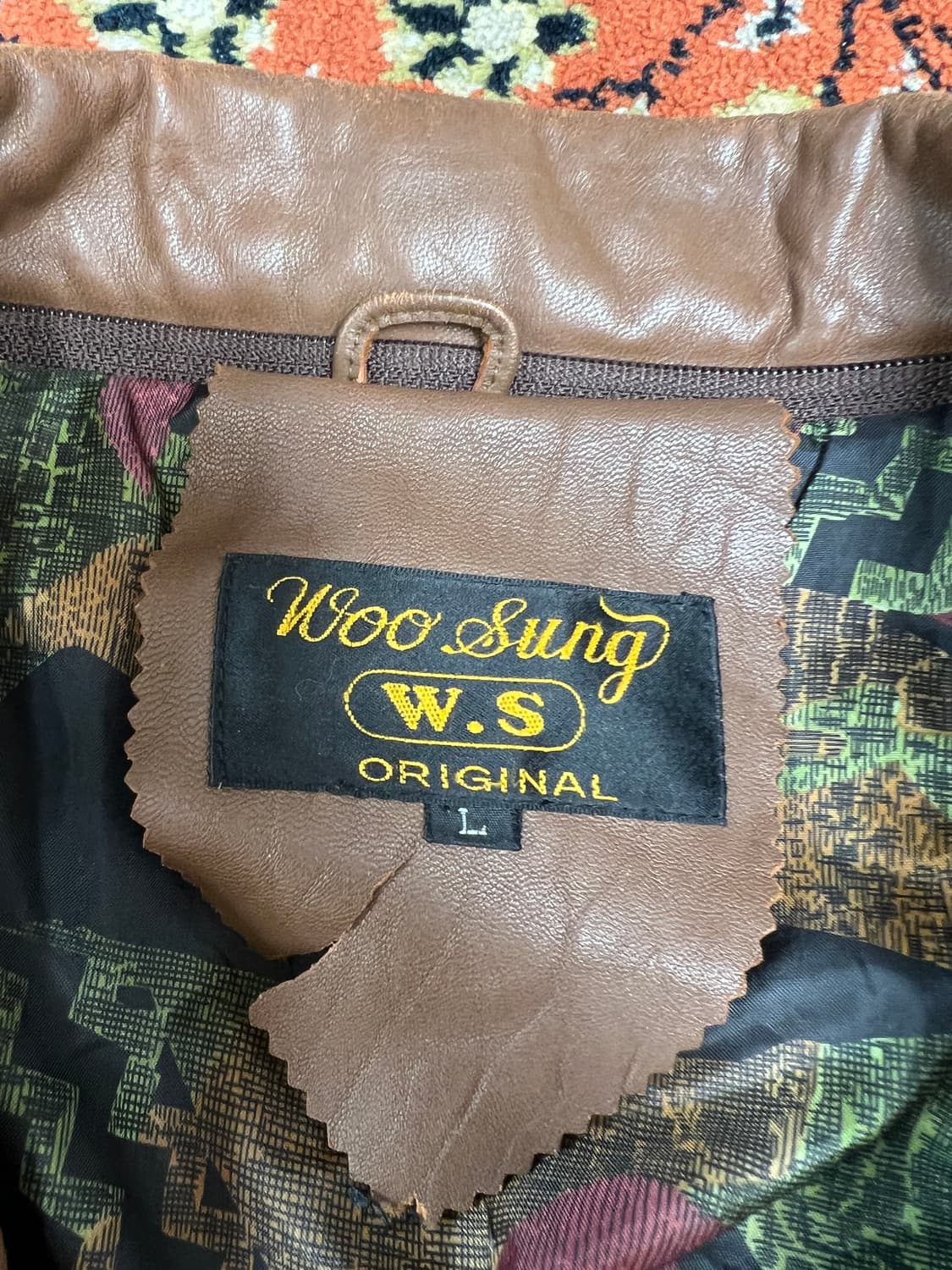 [L] W.S 브라운 리얼레더 램스킨 가죽자켓 상품이미지9