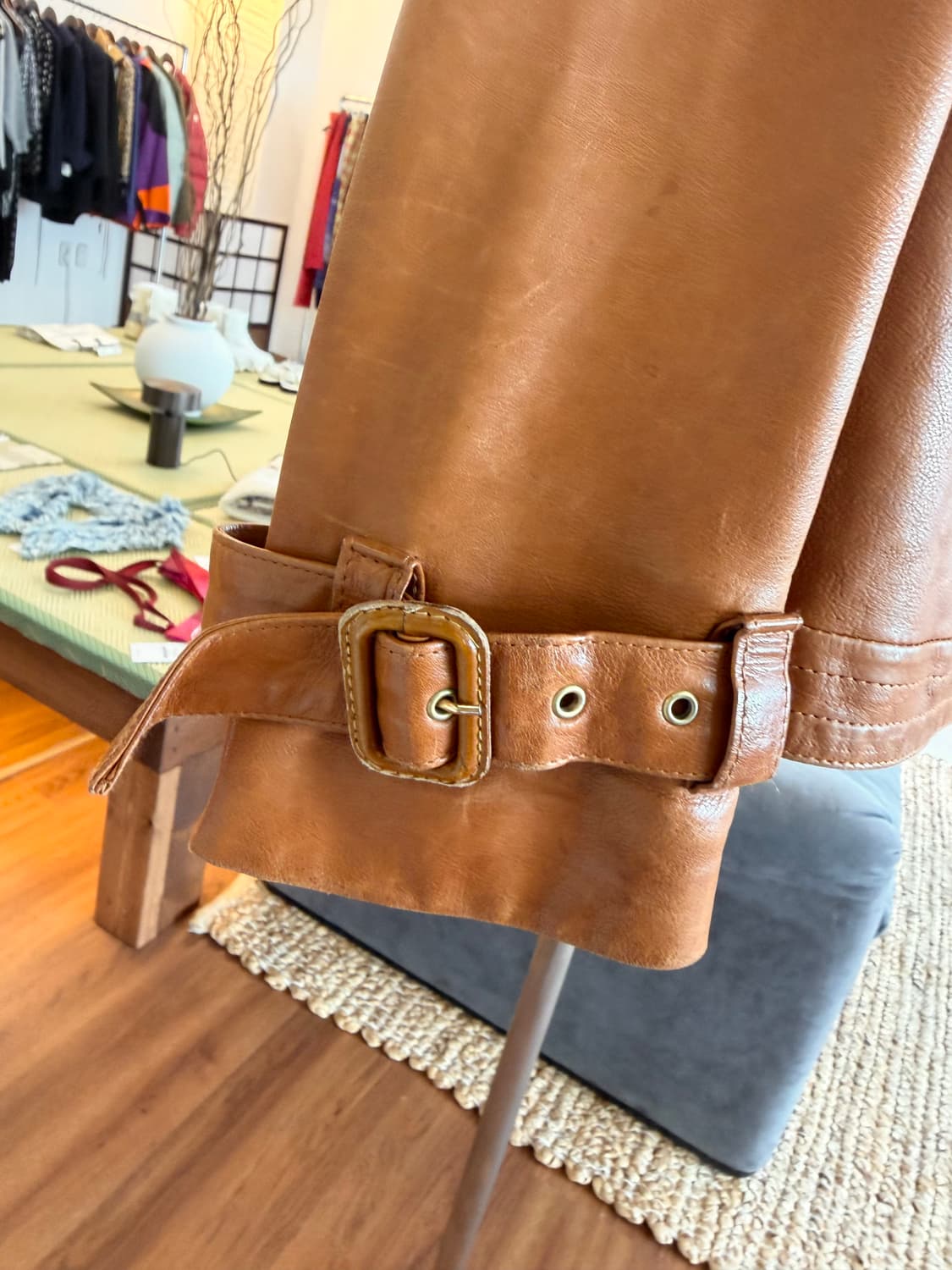 올드 셀린느 피비 파일로 레더 자켓 상품이미지5