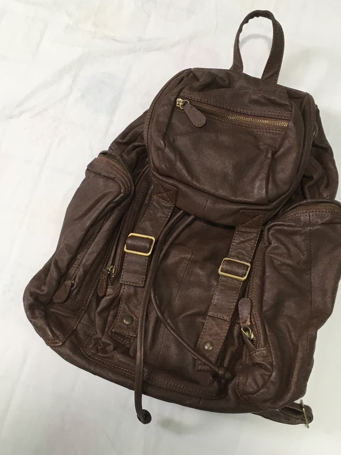 빈티지 가죽 백팩 상품이미지2