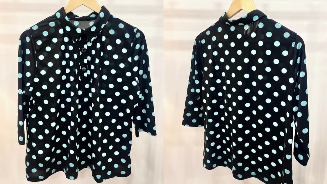 Mint polka blouse 상품이미지6