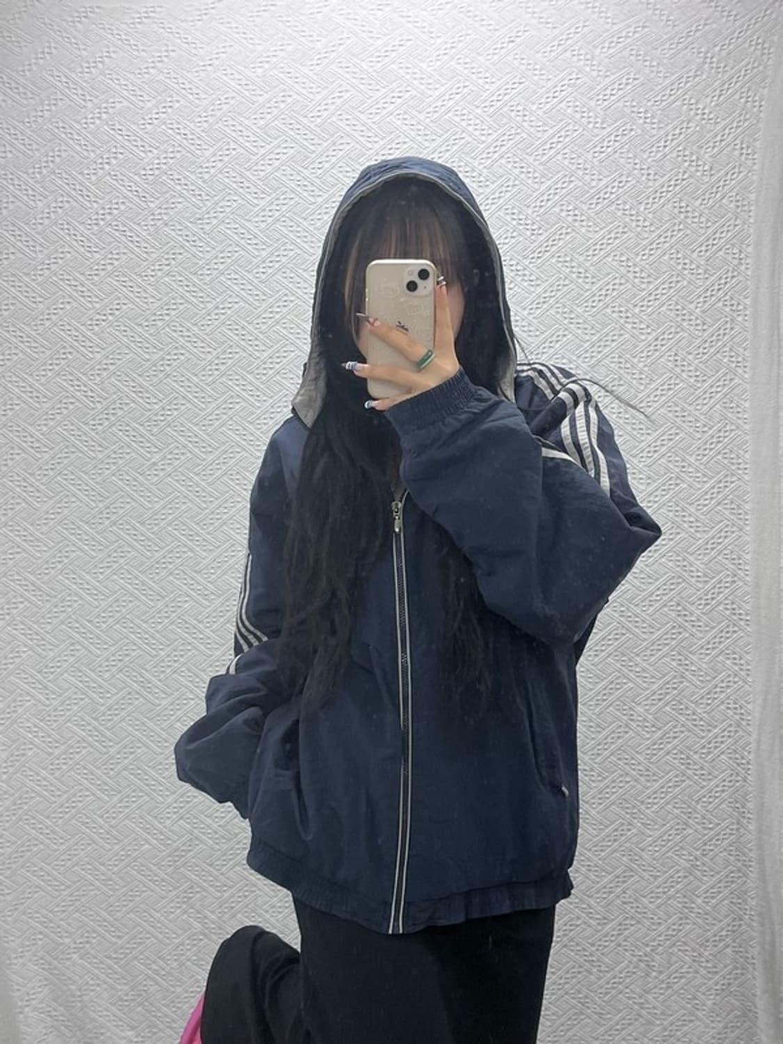 아디다스 올드스쿨 빈티지 바람막이 자켓 110 C07881 상품이미지2