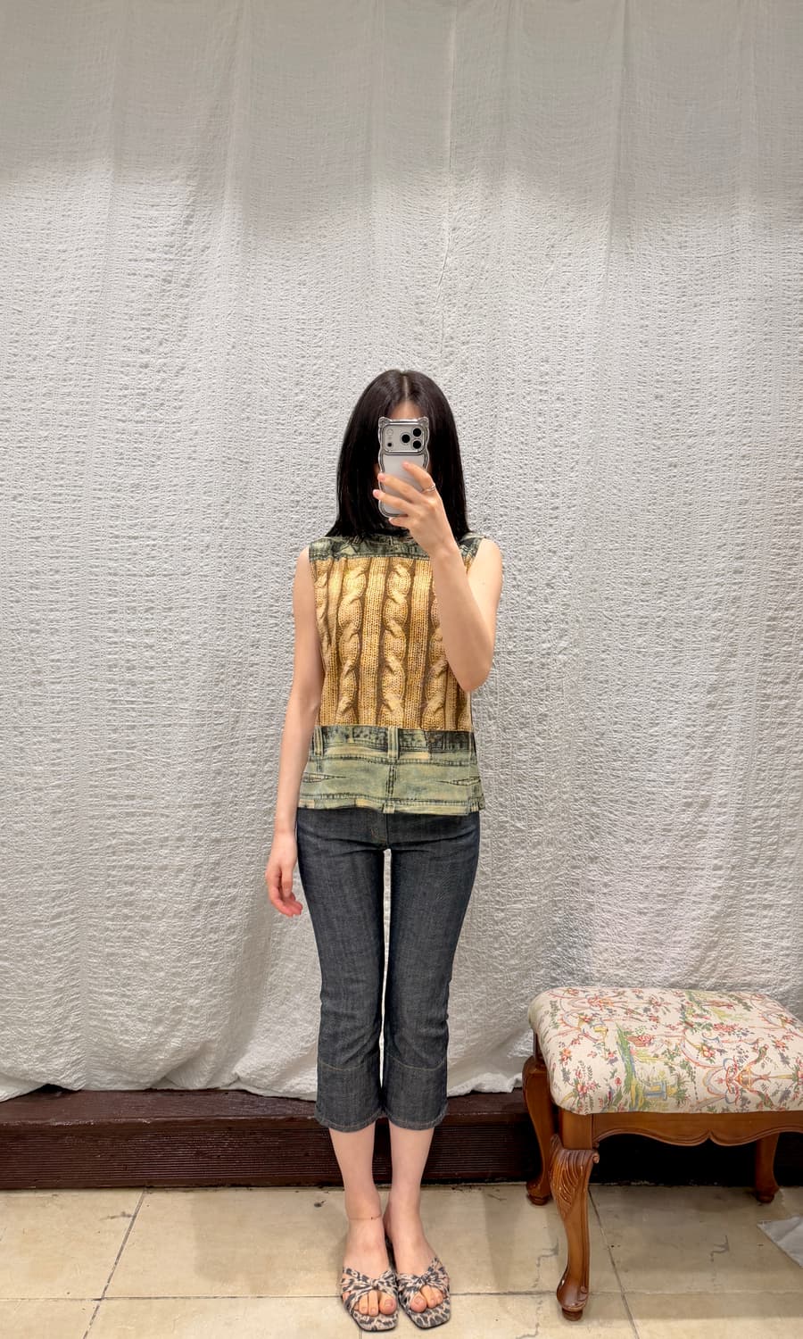Burberry blue label denim capri 상품이미지2