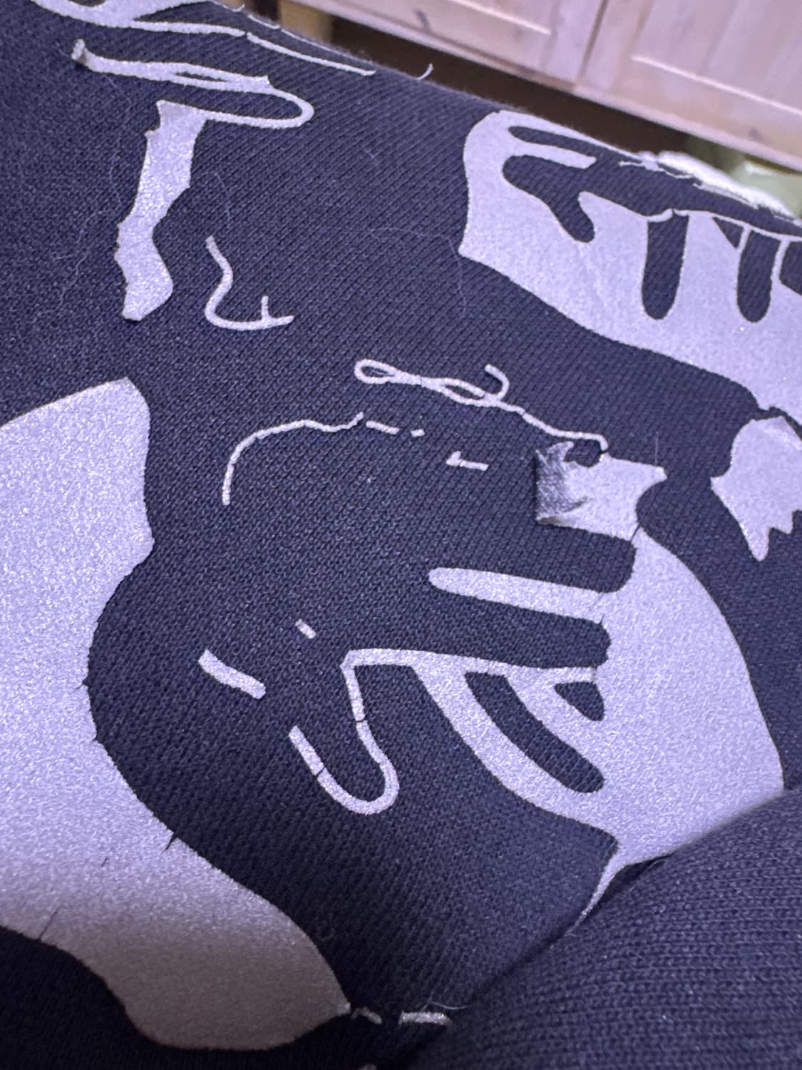 에이프 블랙 카모 후드집업 상품이미지6