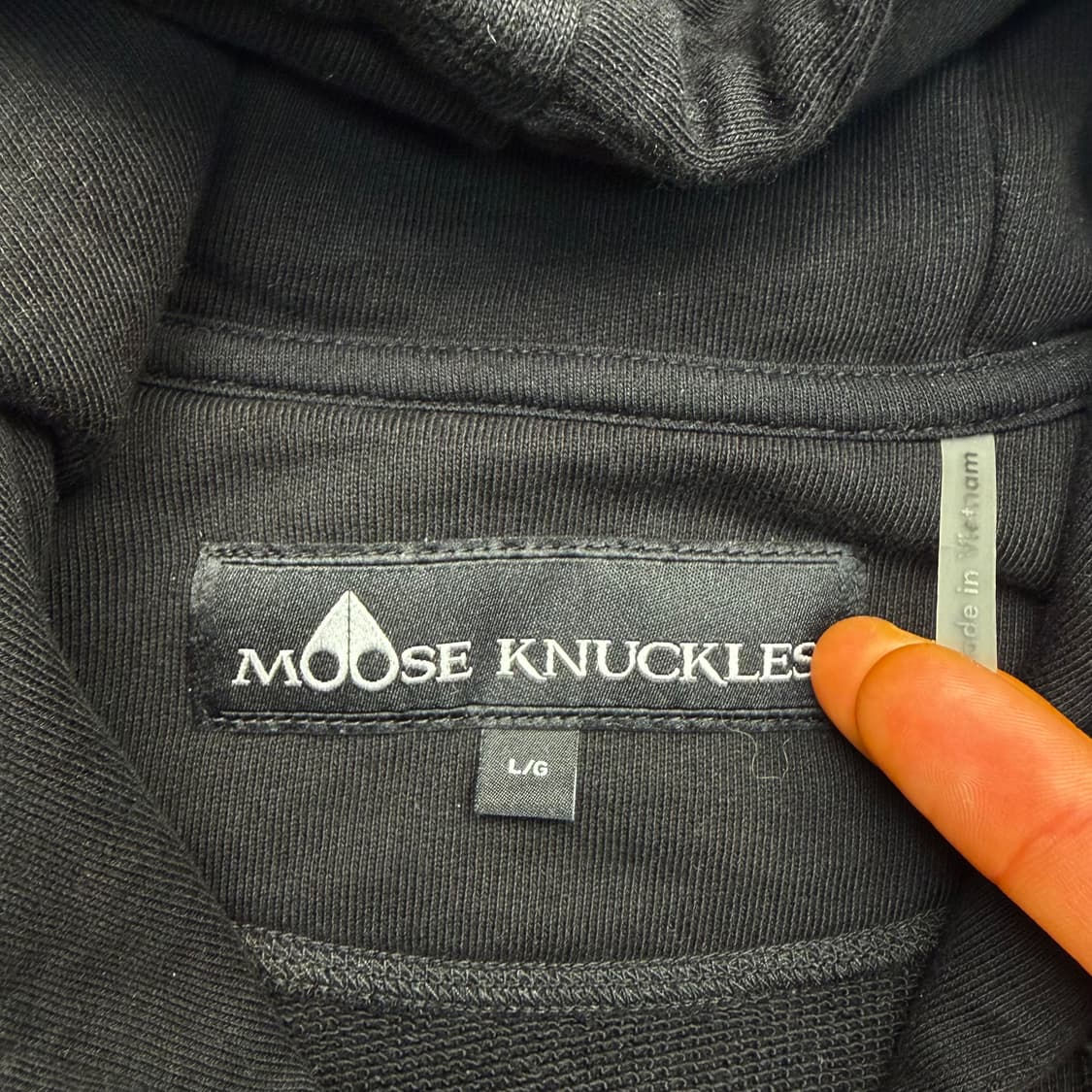 무스너클 인터내셔널 블랙 후드집업 L 상품이미지7