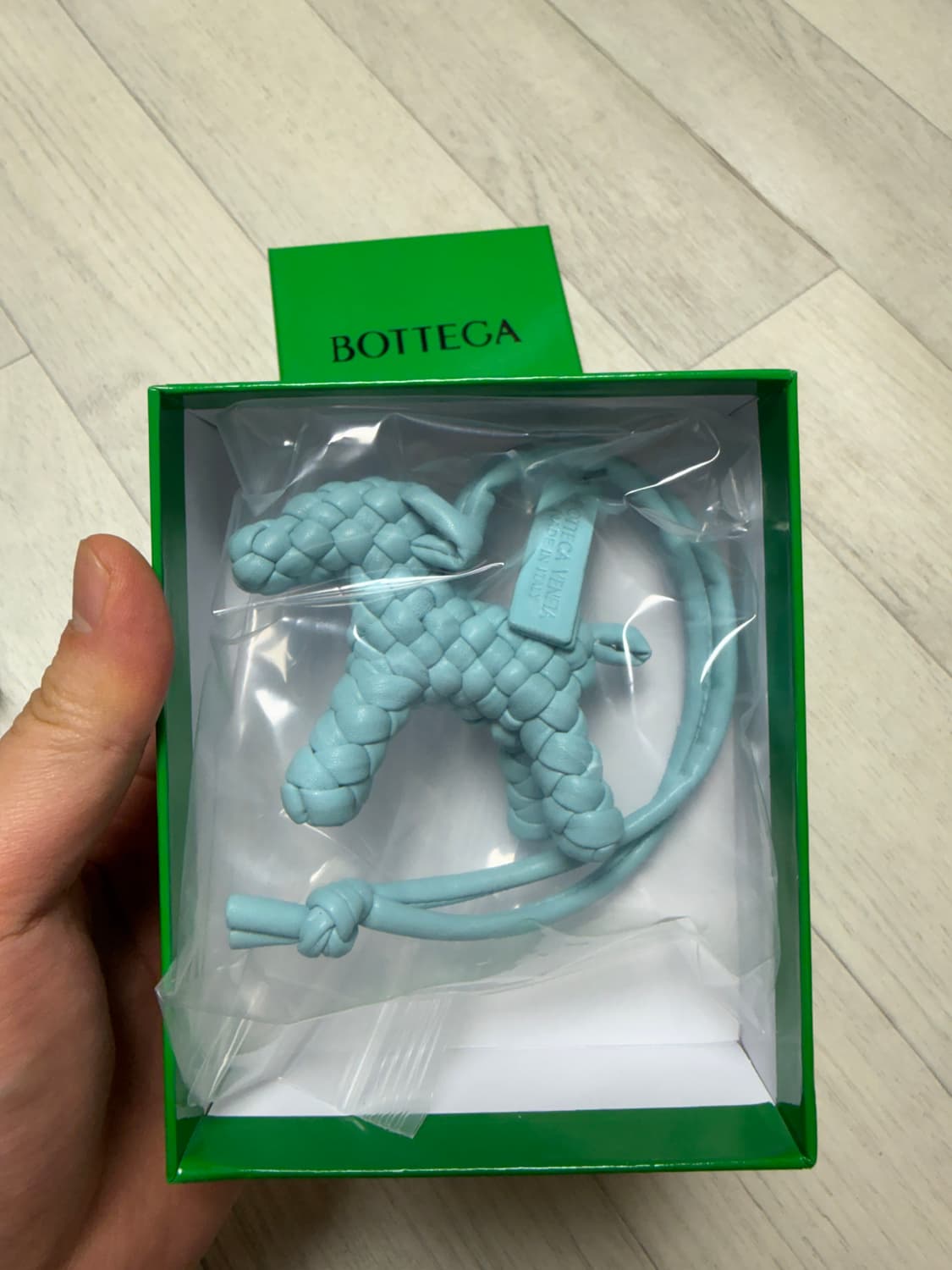 보테가 스타일 백참, 도그 백참, 강아지 백참, 새상품 상품이미지1