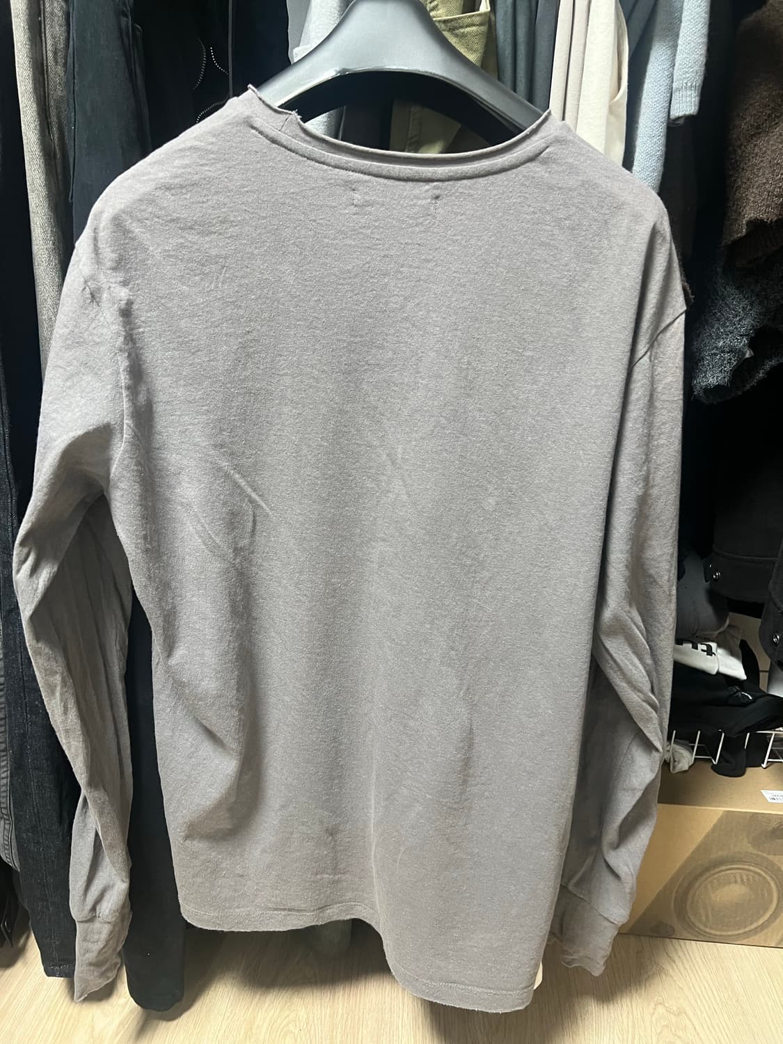 해칭룸 boxer tee 그레이 상품이미지3