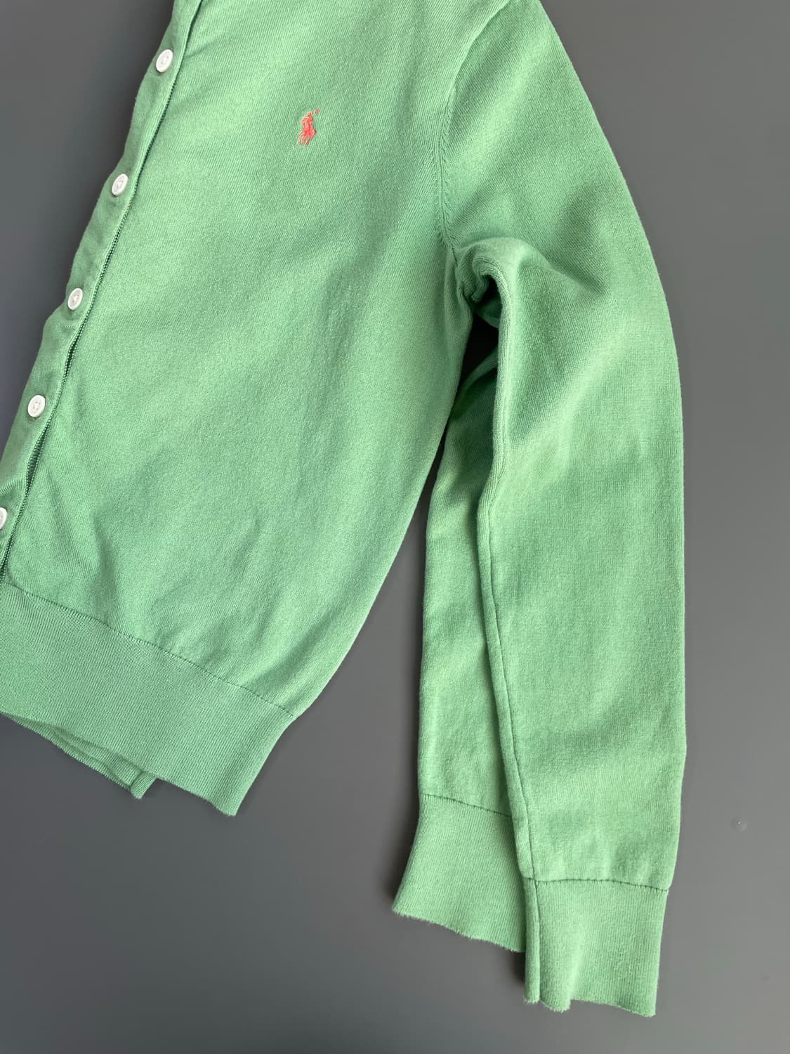 [S] 폴로 랄프로렌 자수로고 여성 코튼 블렌드 가디건 신형 QR 상품이미지6