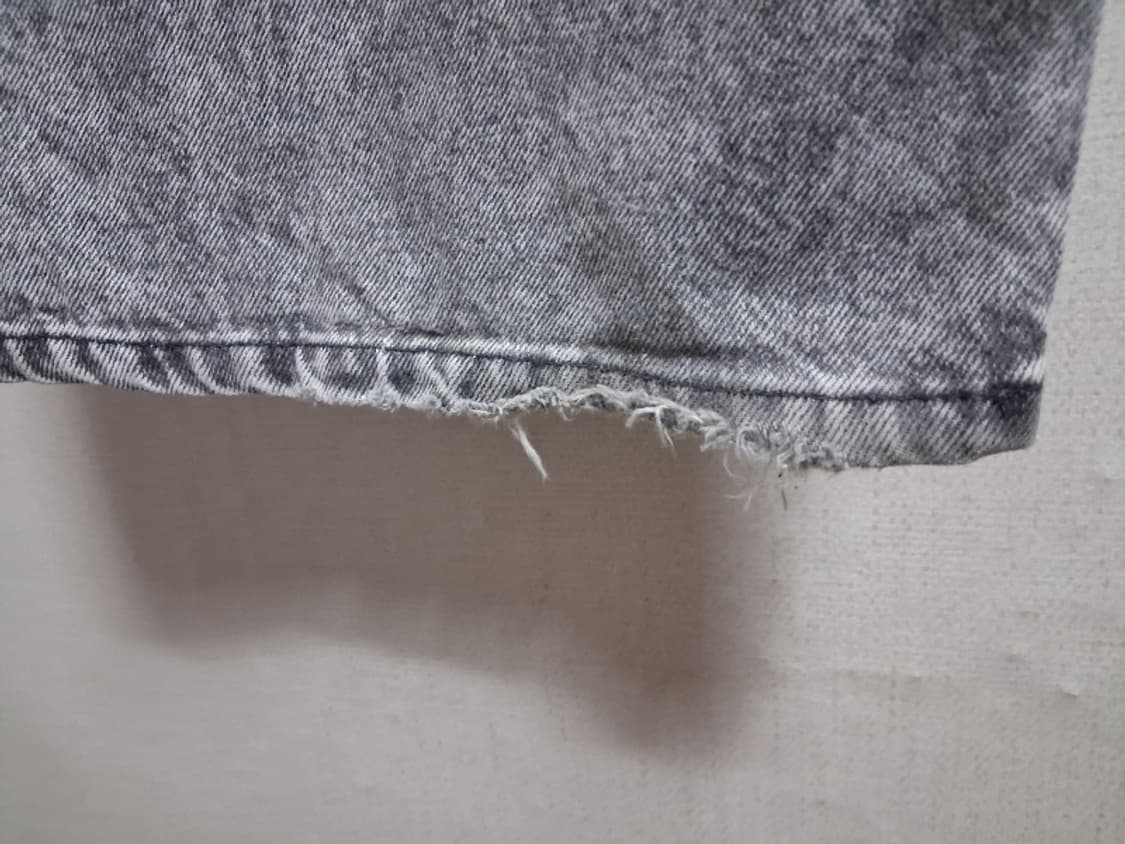 일본빈티지 Bershka 그레이 애시워싱 와이드팬츠 여성 26  상품이미지7