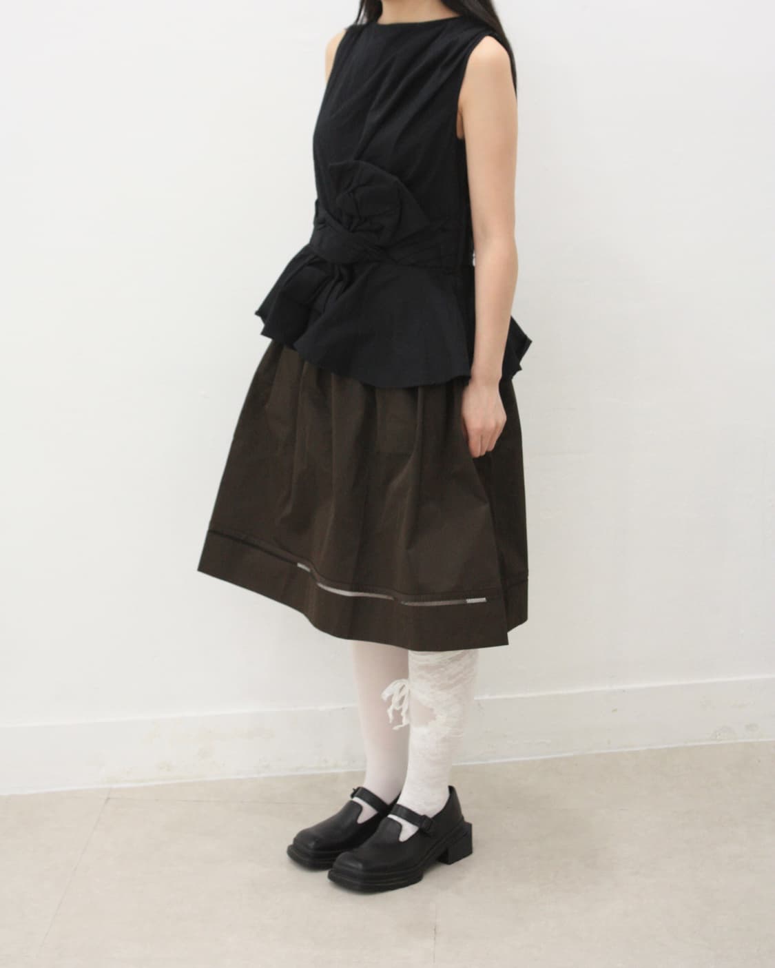 chika kisada ribbon sleeveless top 상품이미지2