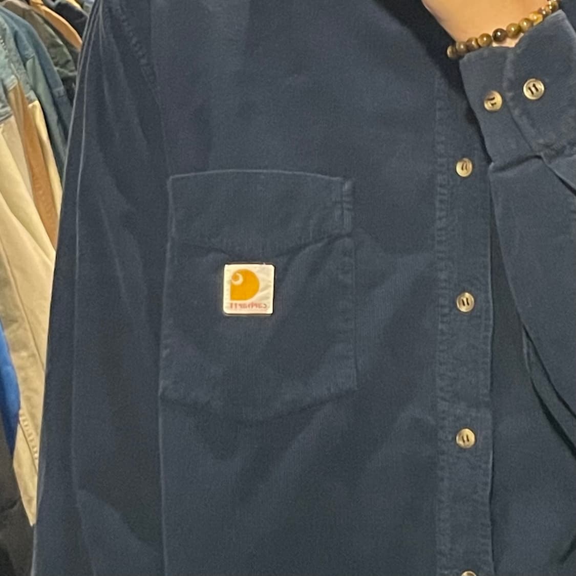 [IM] carhartt 칼하트 네이비 긴팔셔츠 상품이미지6